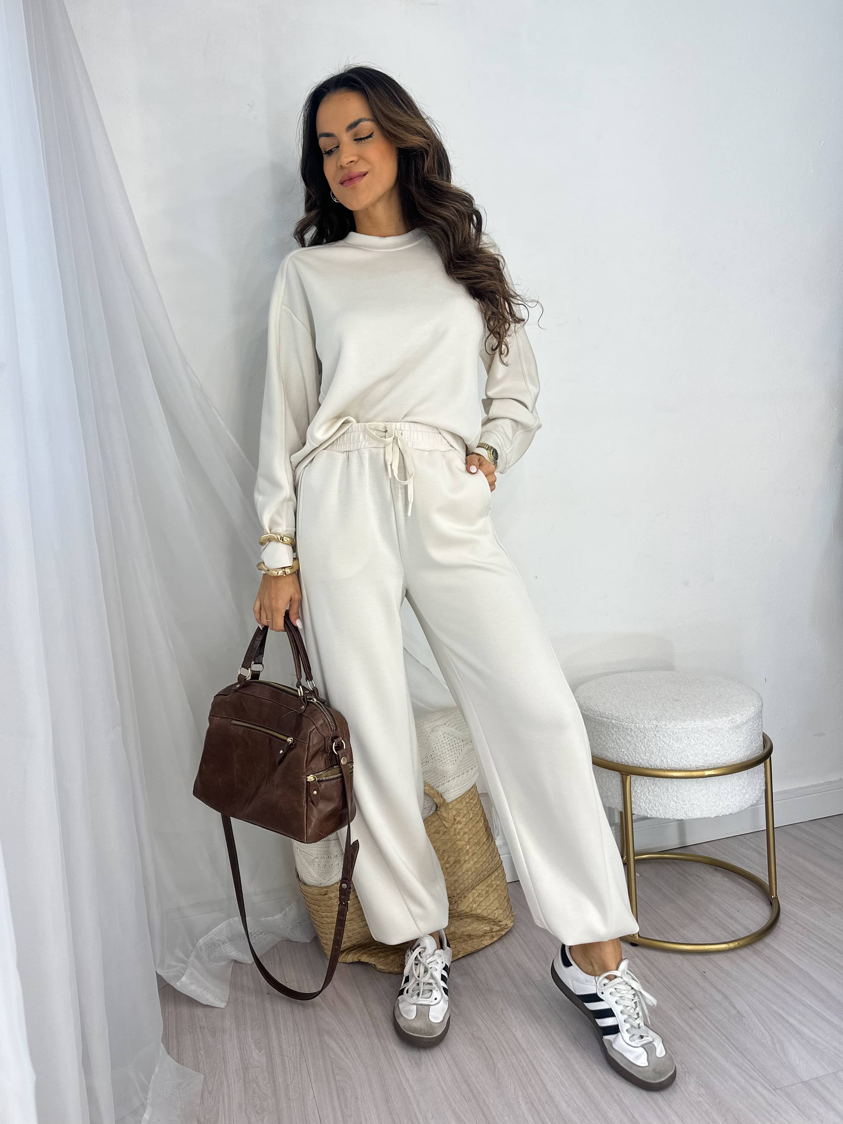 Conjunto Moletom Areia Milena