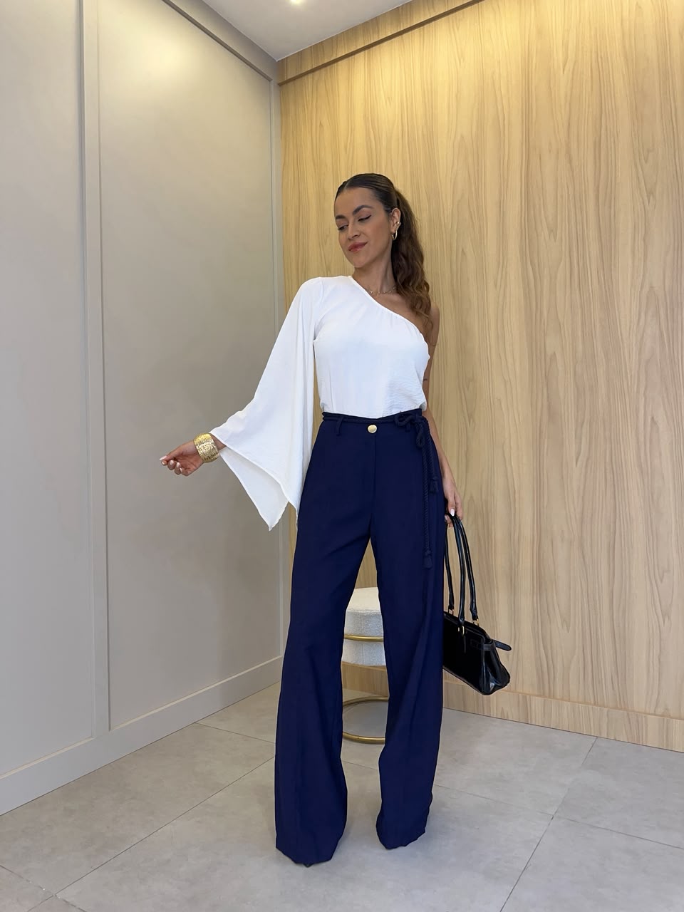 Conjunto Alfaiataria Azul Ruana
