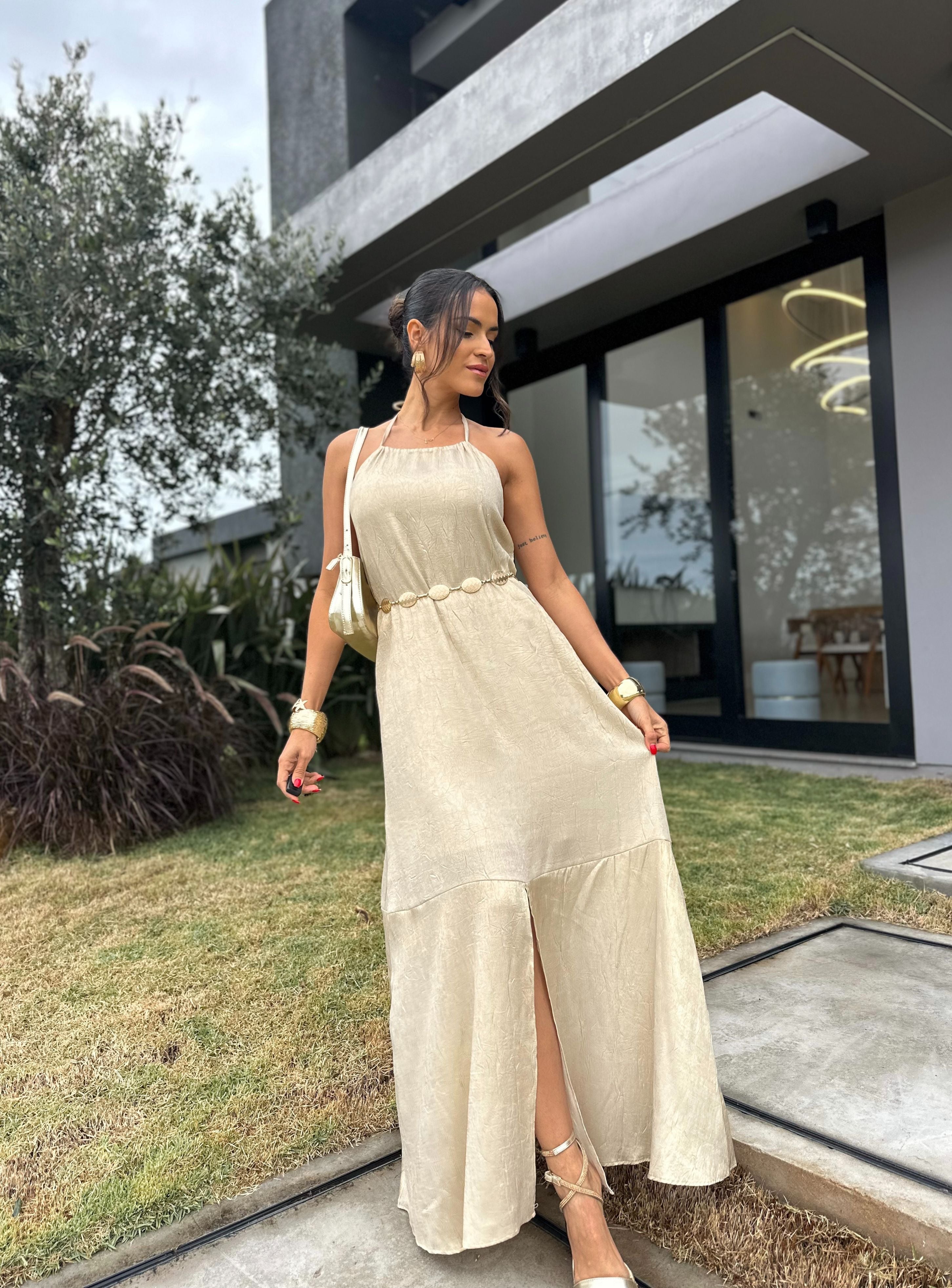 Vestido Alongado Tina