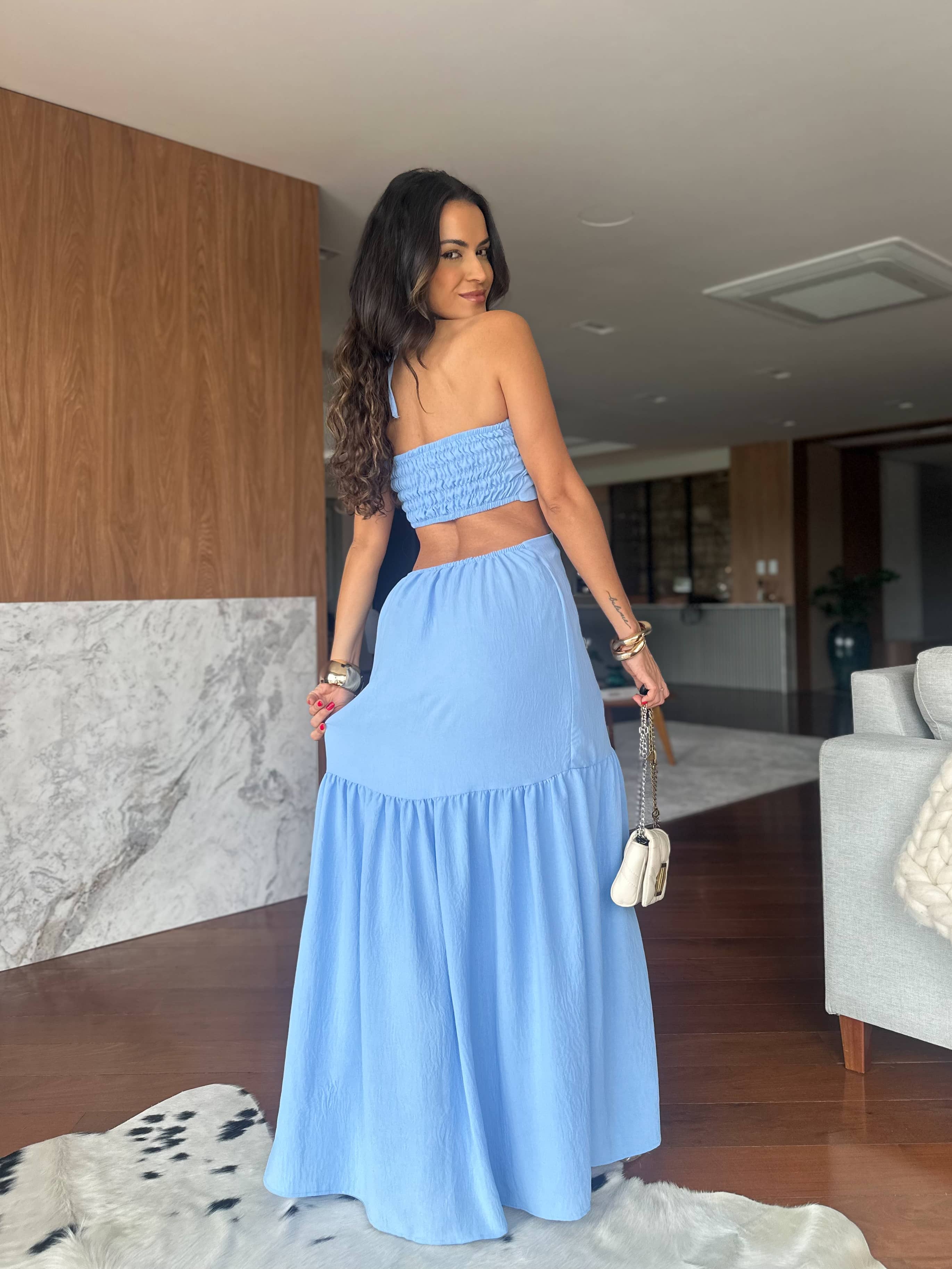 Vestido Azul Lira