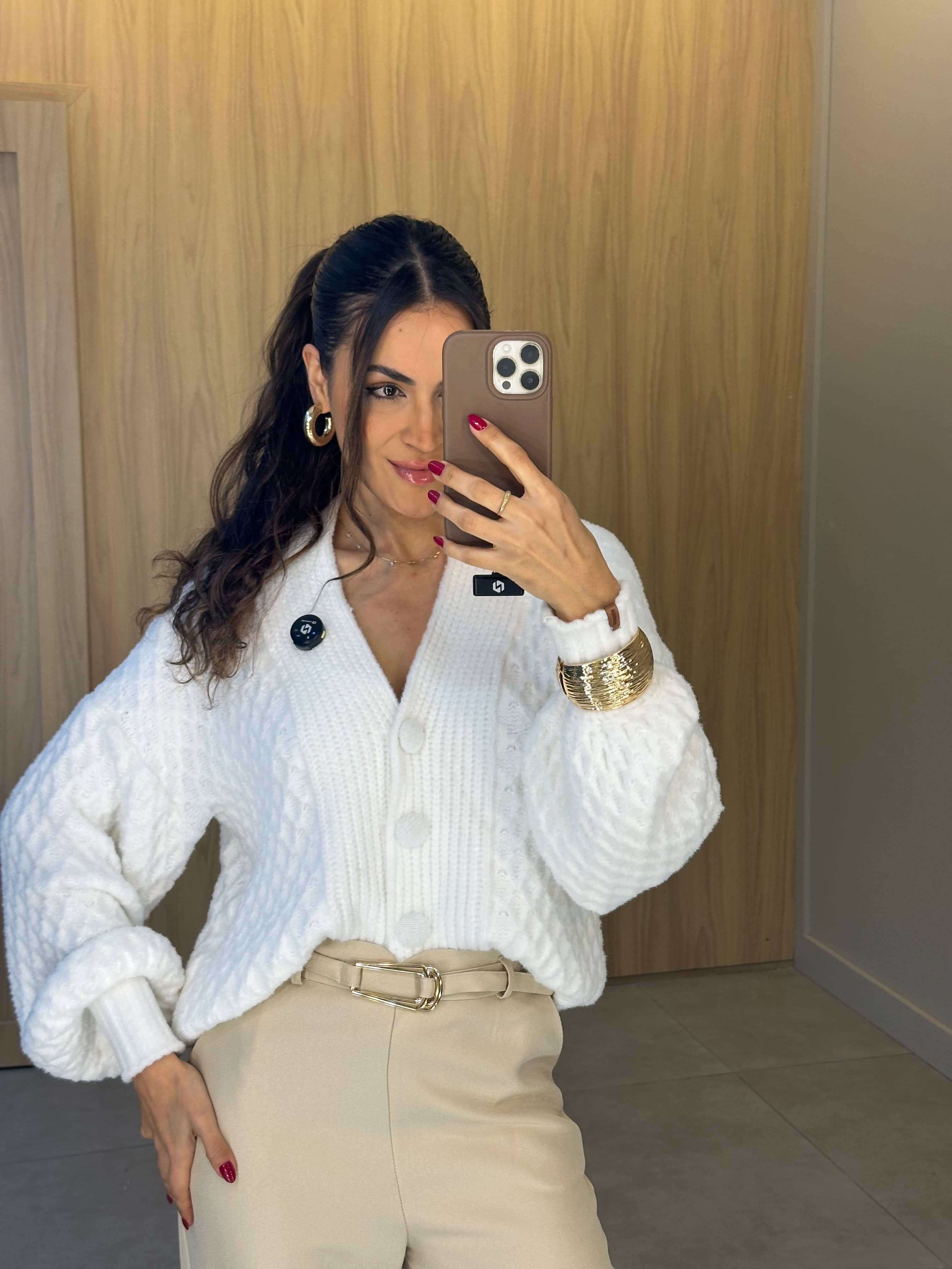 Cardigan Tricot Off Leni