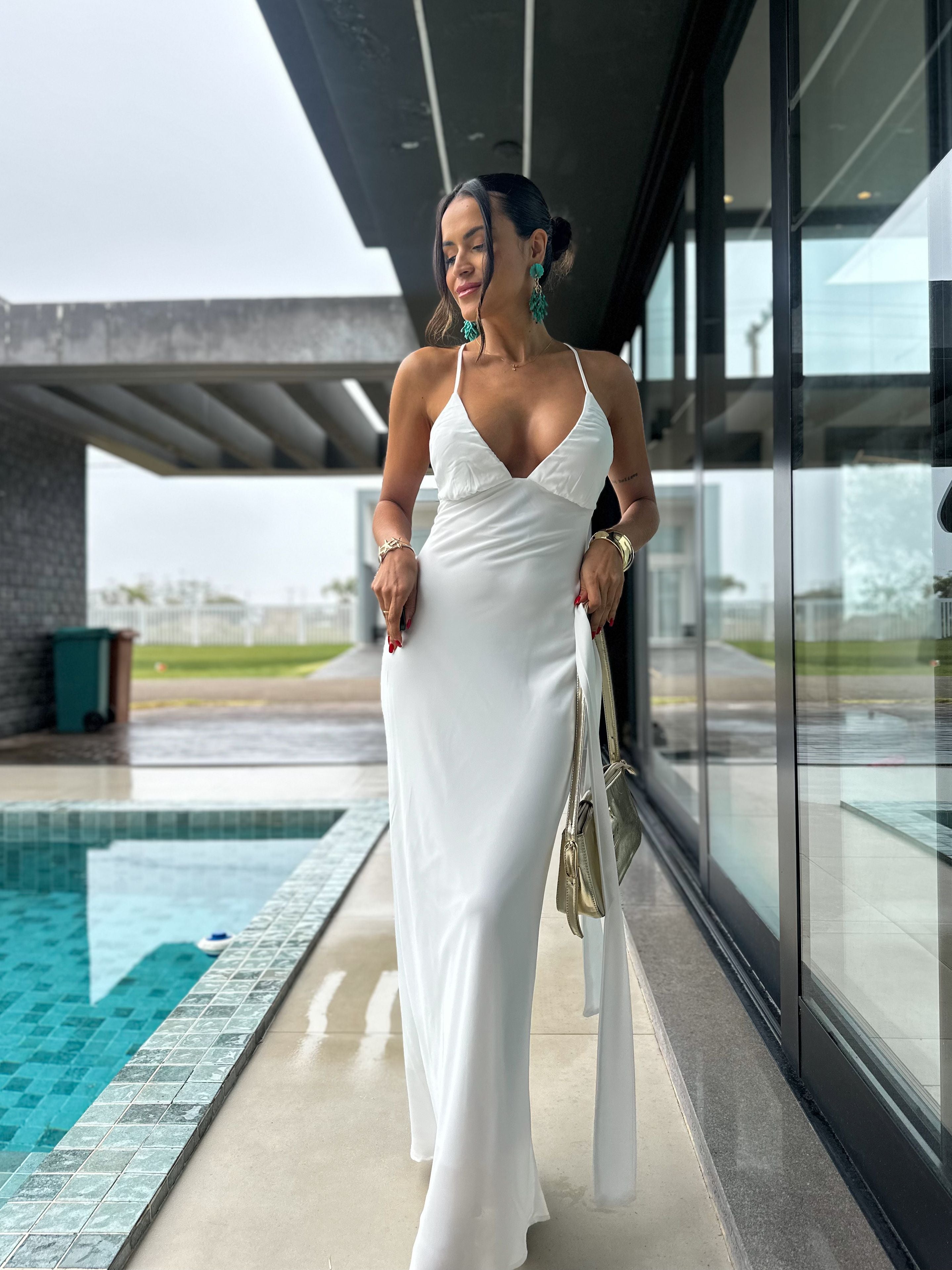 Vestido Midi Off Yara