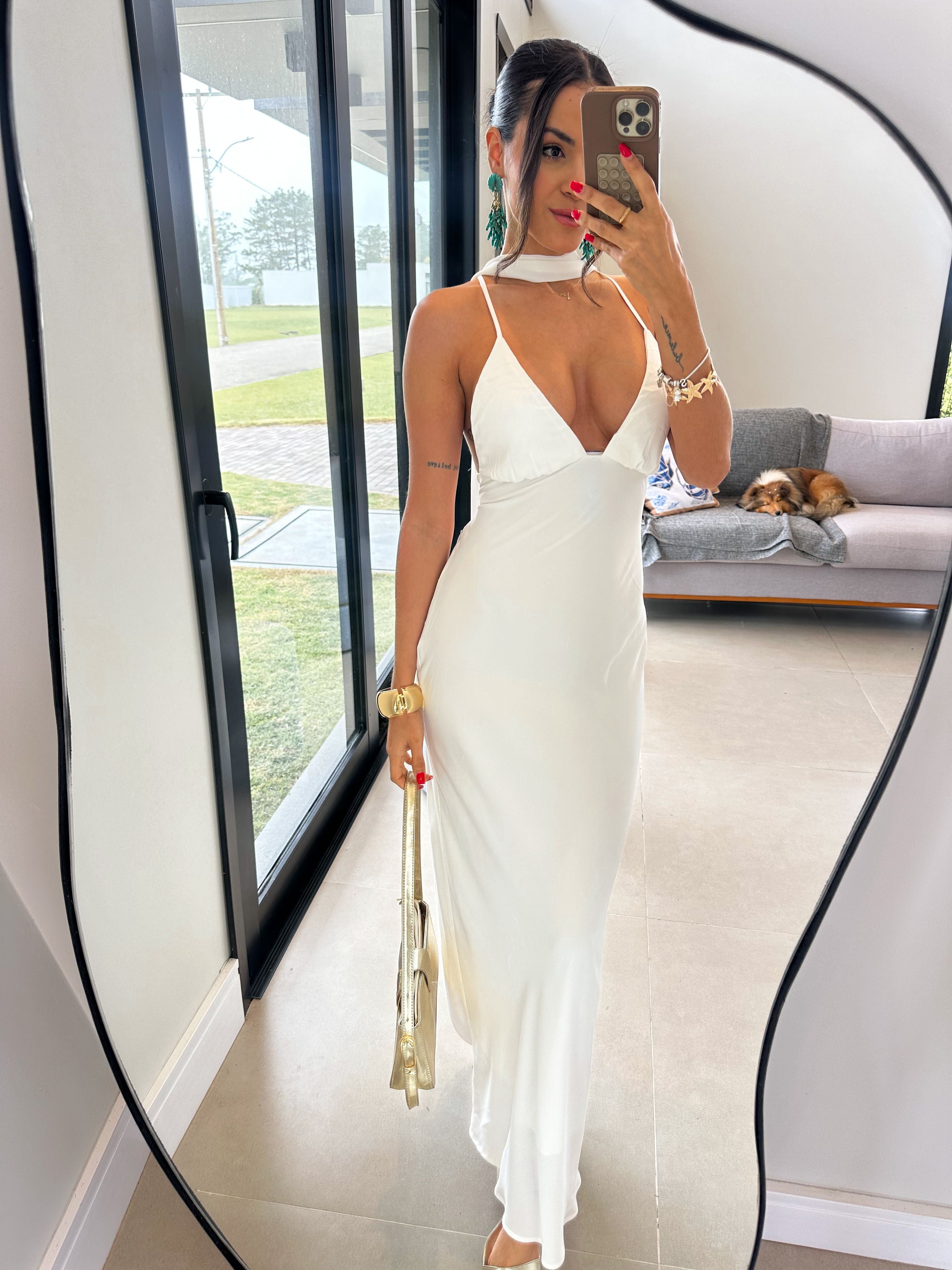 Vestido Midi Off Yara