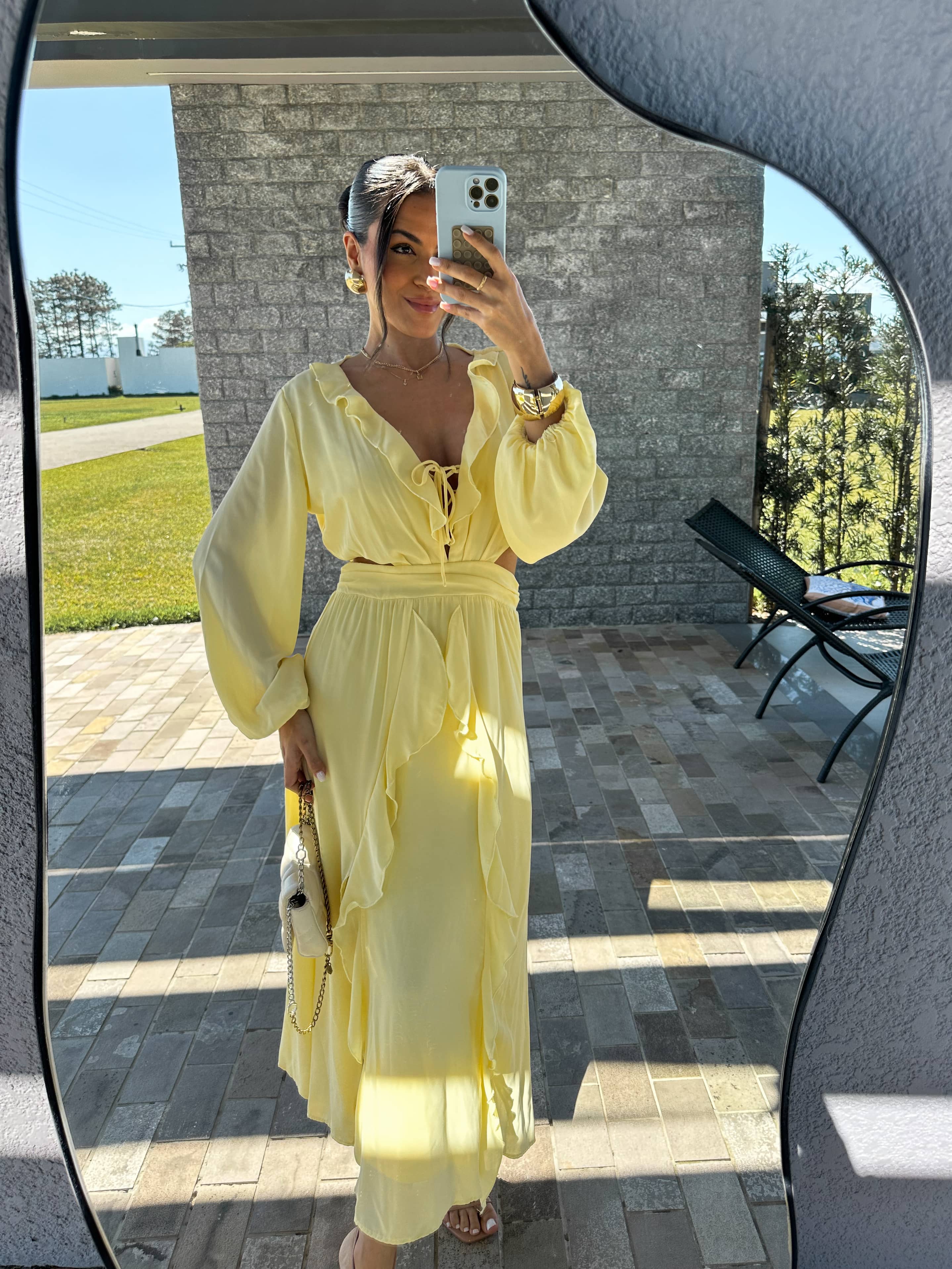 Vestido Manteiga Shan