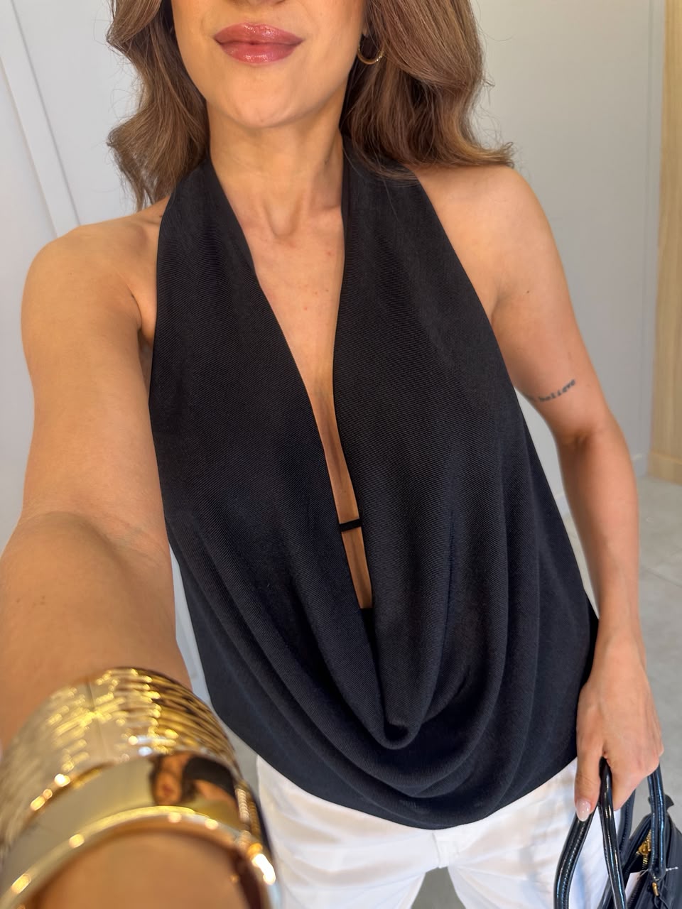 Blusa Preta Lina