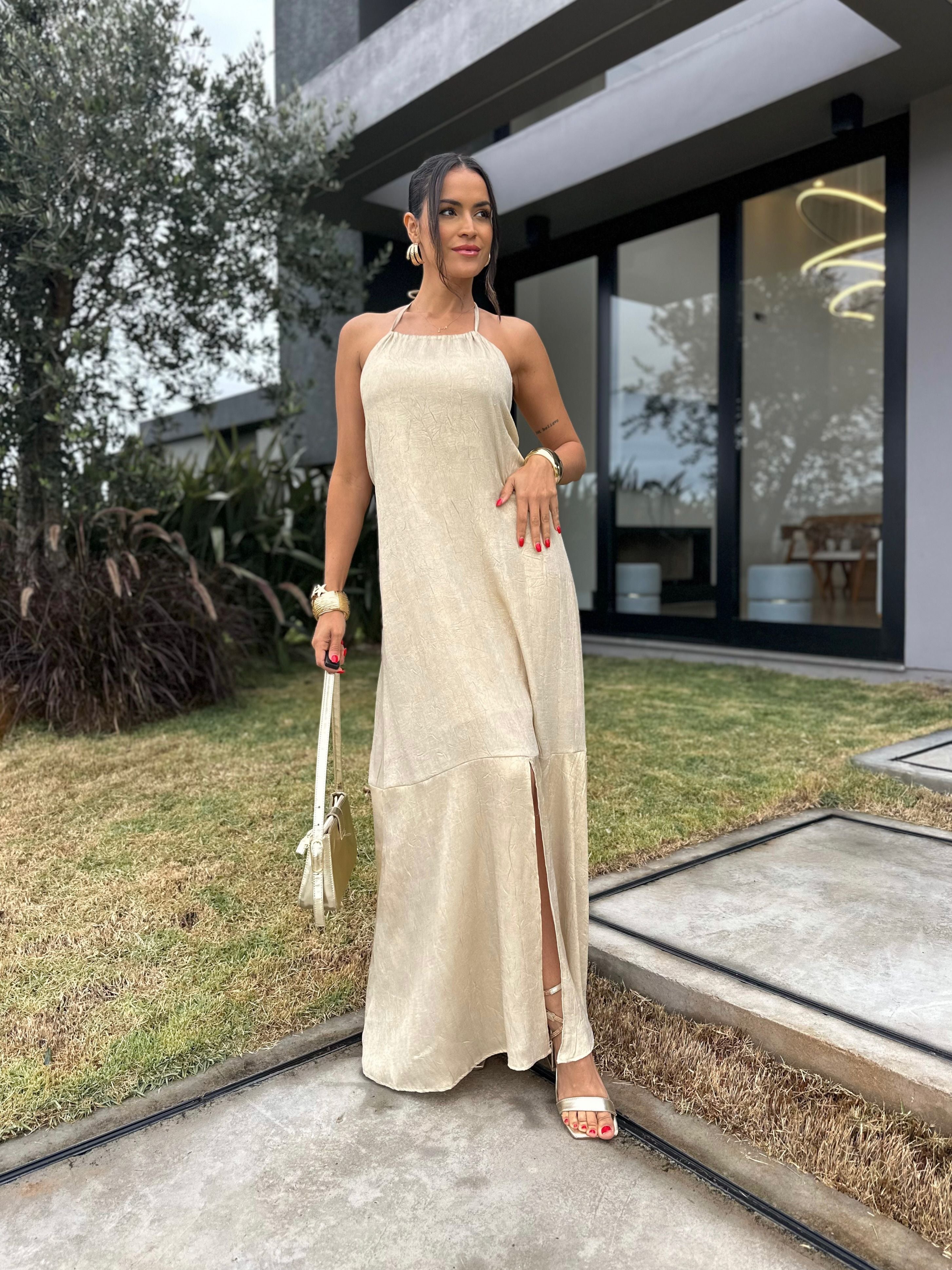 Vestido Alongado Tina