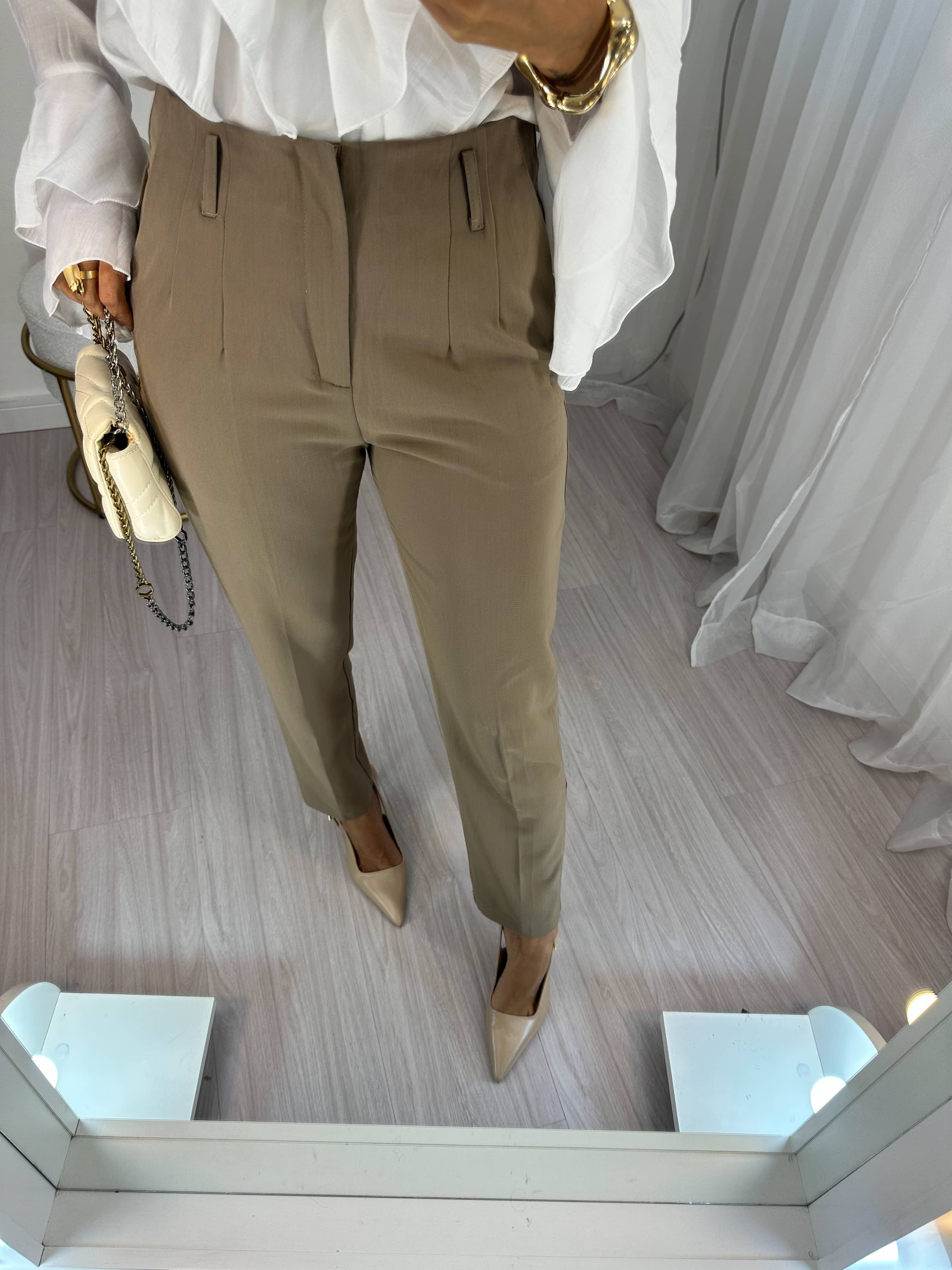 Calça Alfaiataria Zarah Caramelo