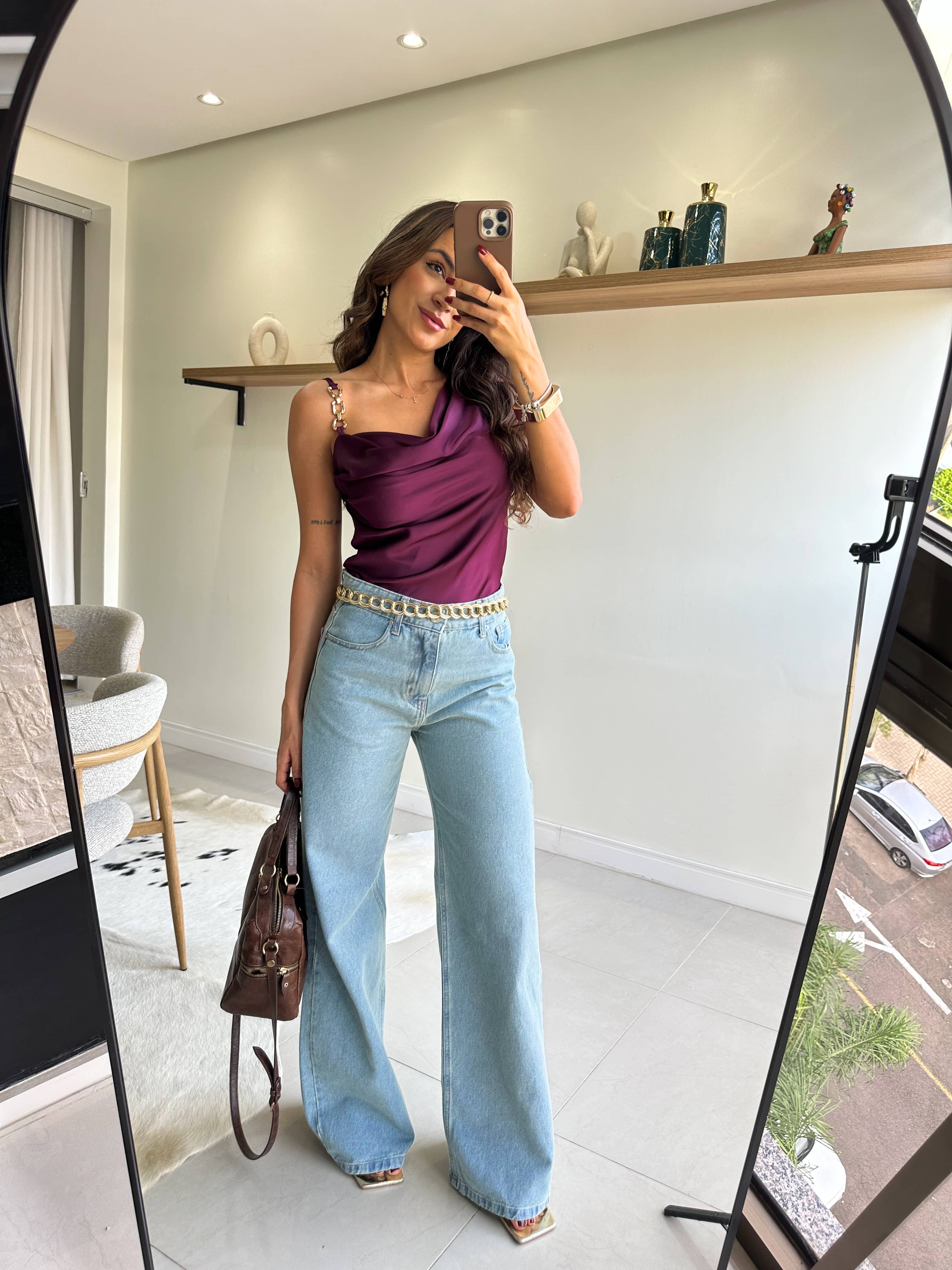 Blusa Vinho Elen