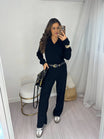 Conjunto Tricot Preto Siena