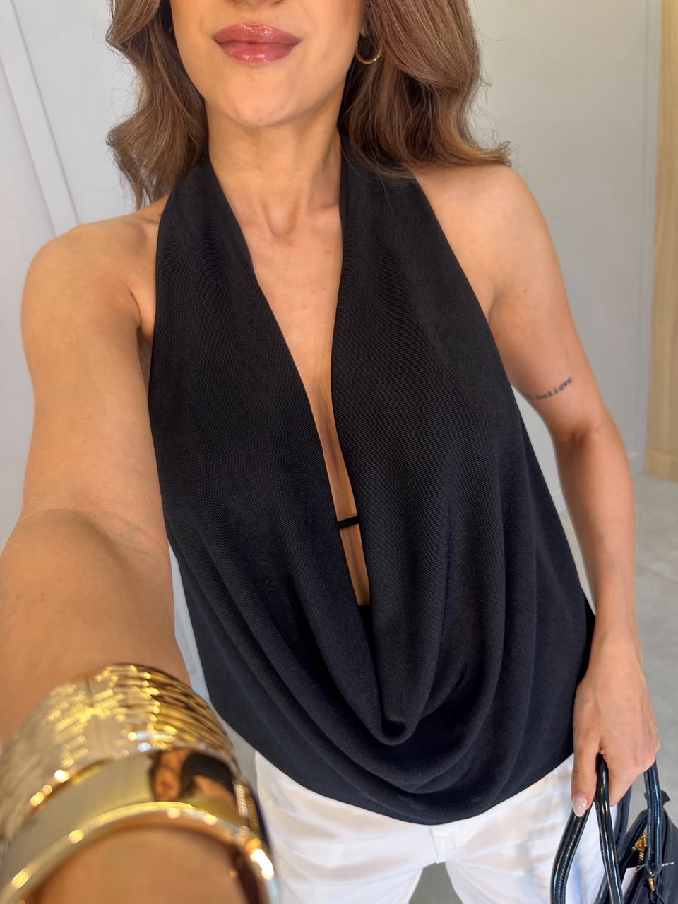 Blusa Preta Lina