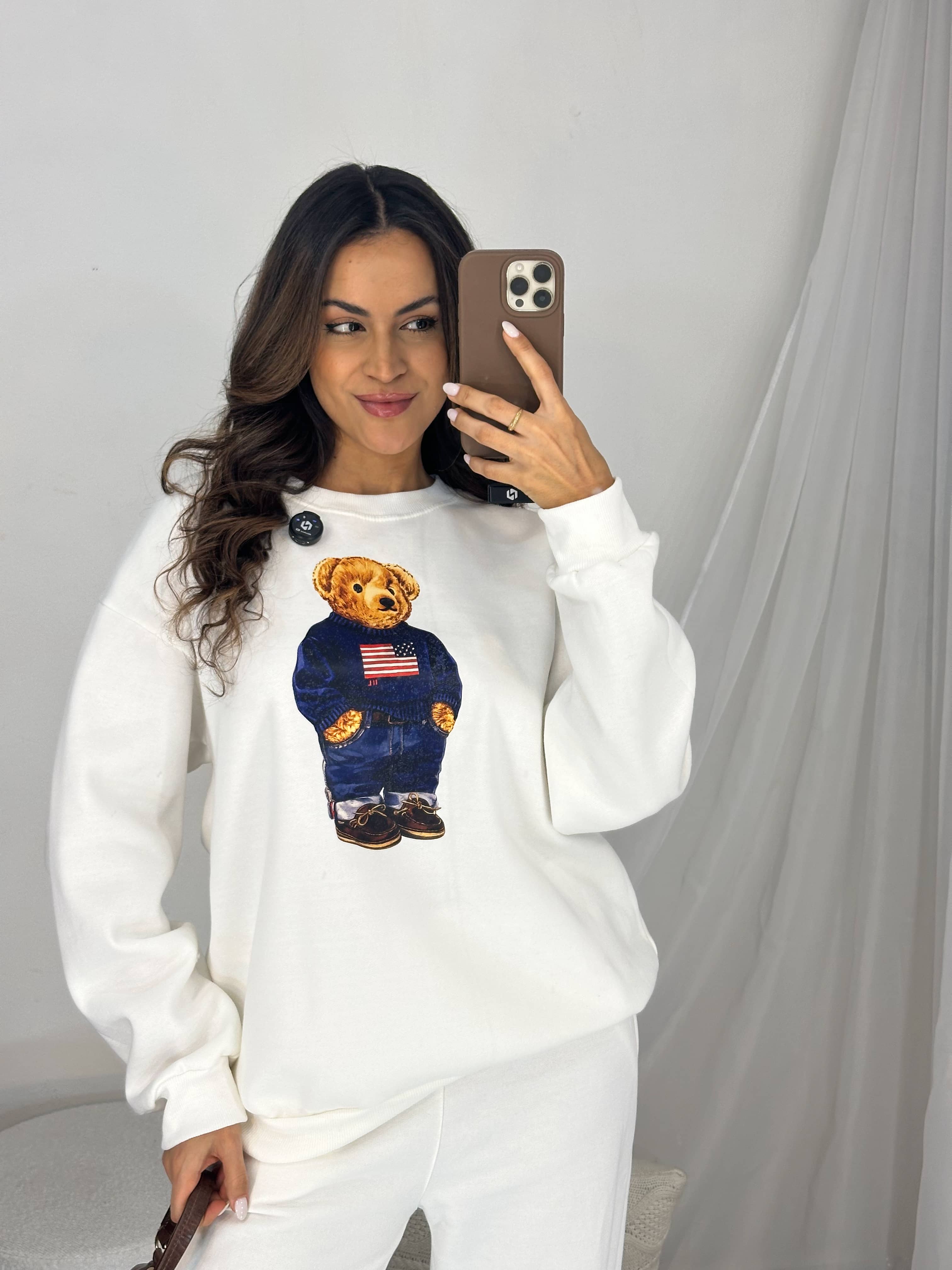 Conjunto Moletom Off Urso