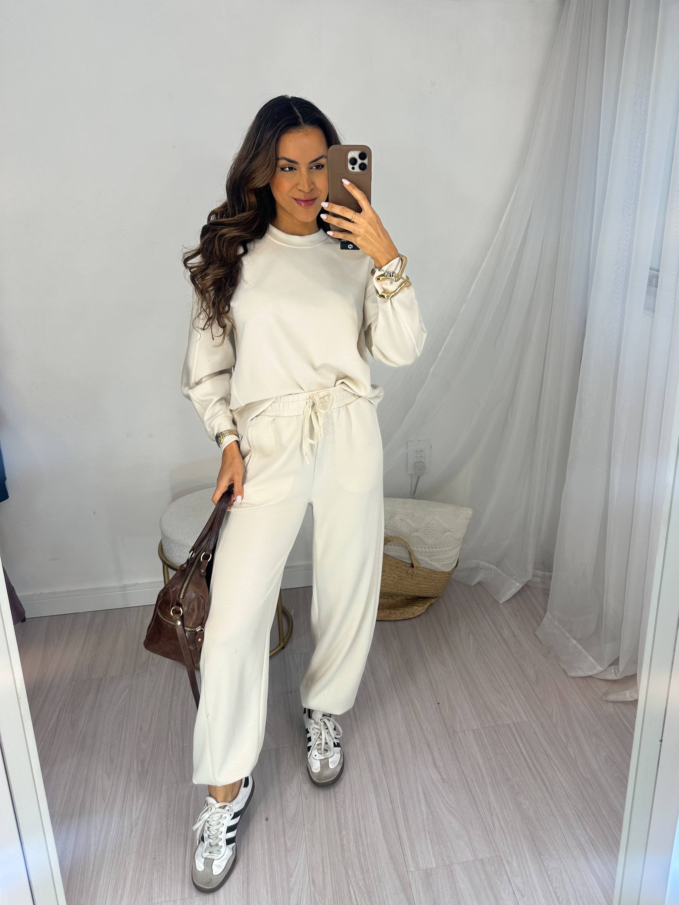 Conjunto Moletom Areia Milena