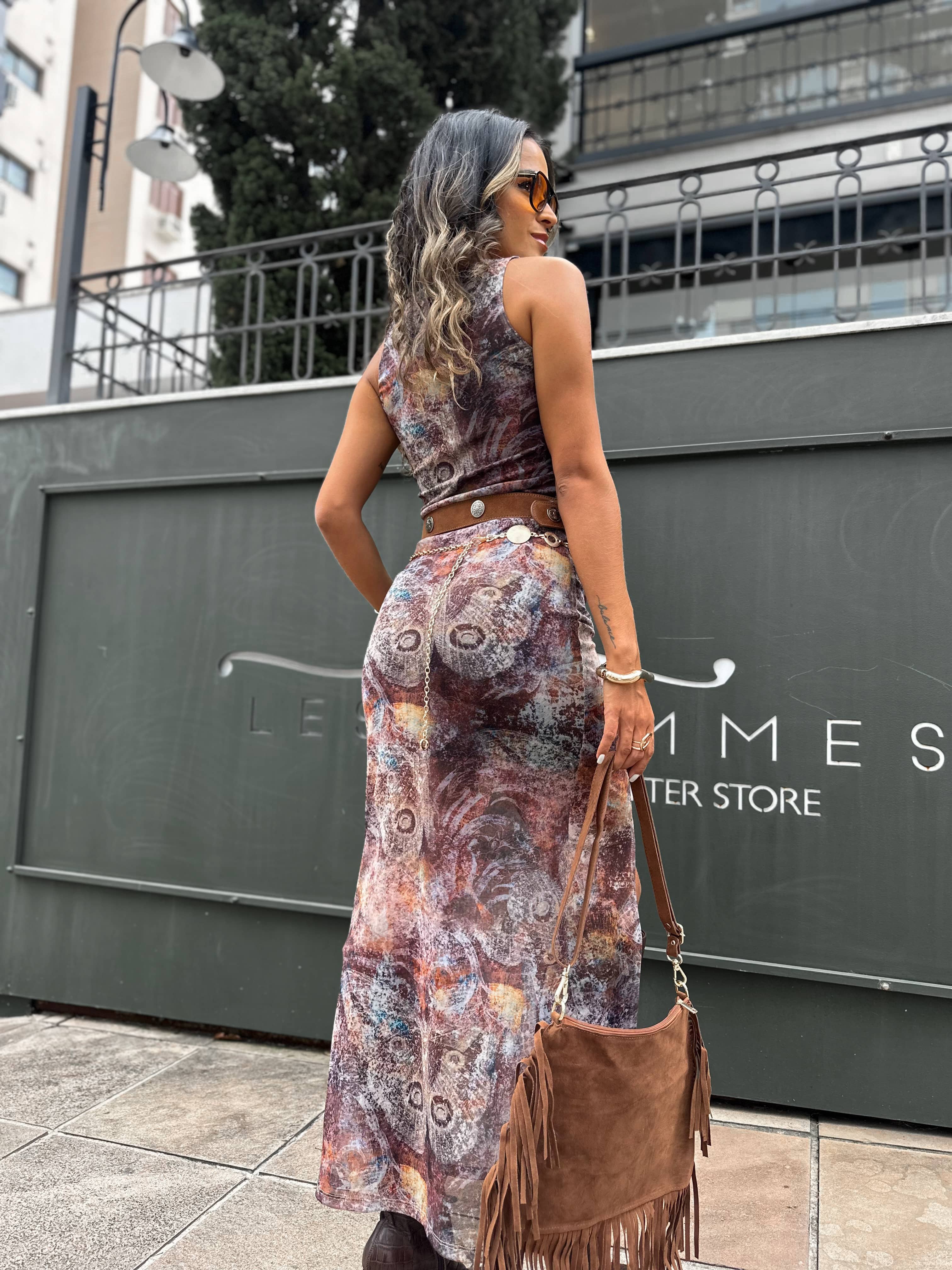 Vestido Midi em Tule Agnes