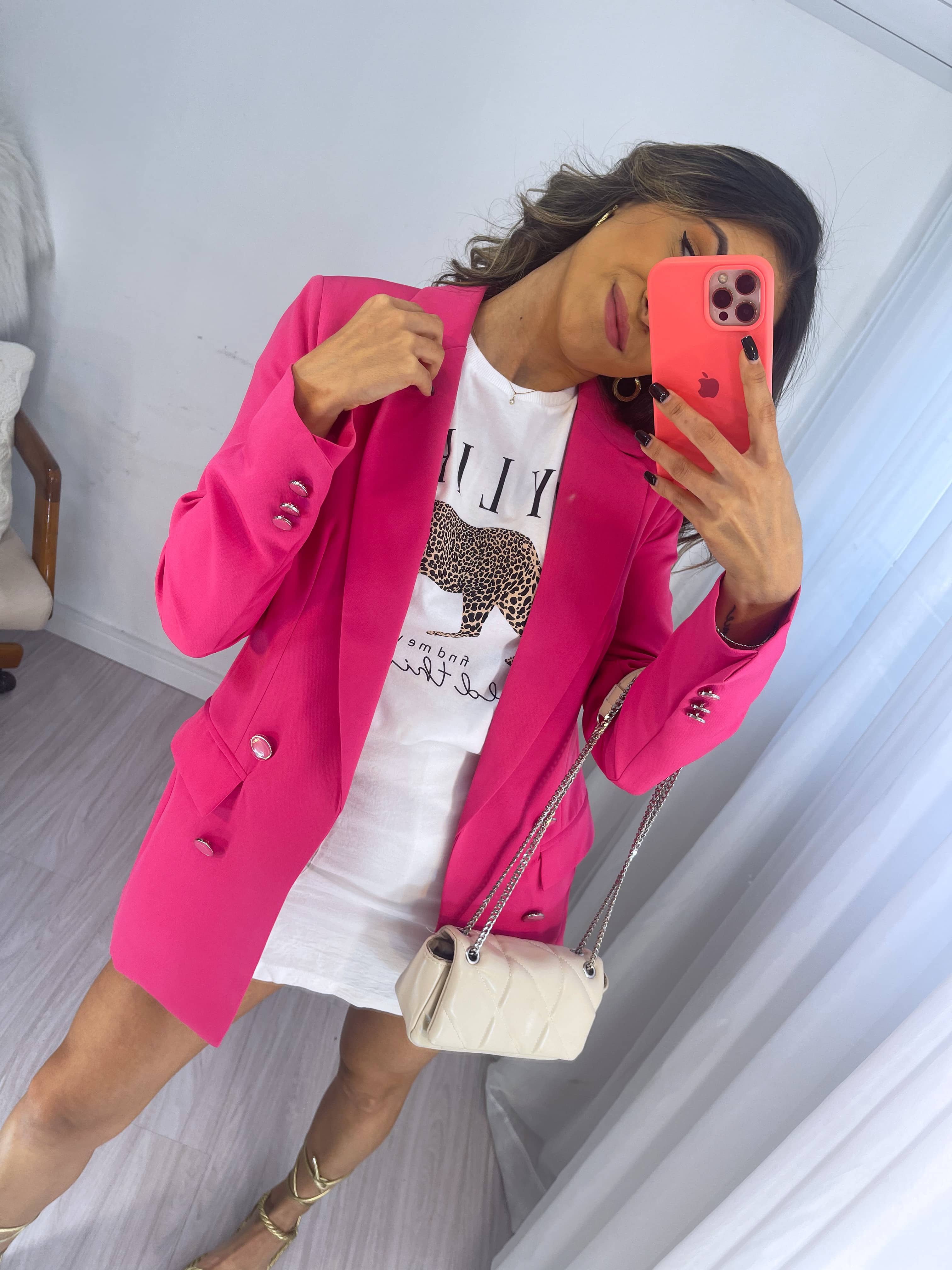 Maxi Blazer Amélia Pink
