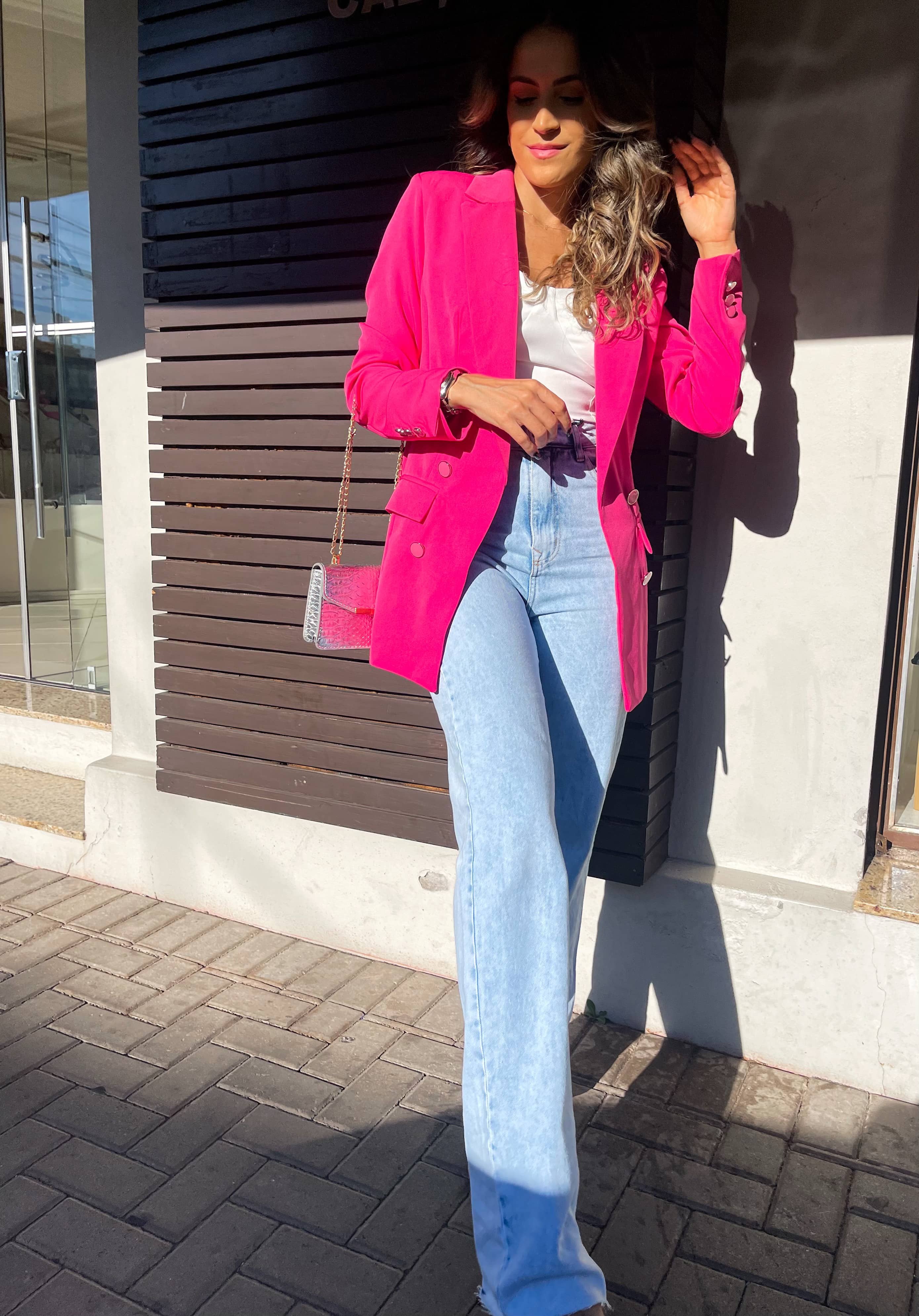 Maxi Blazer Amélia Pink