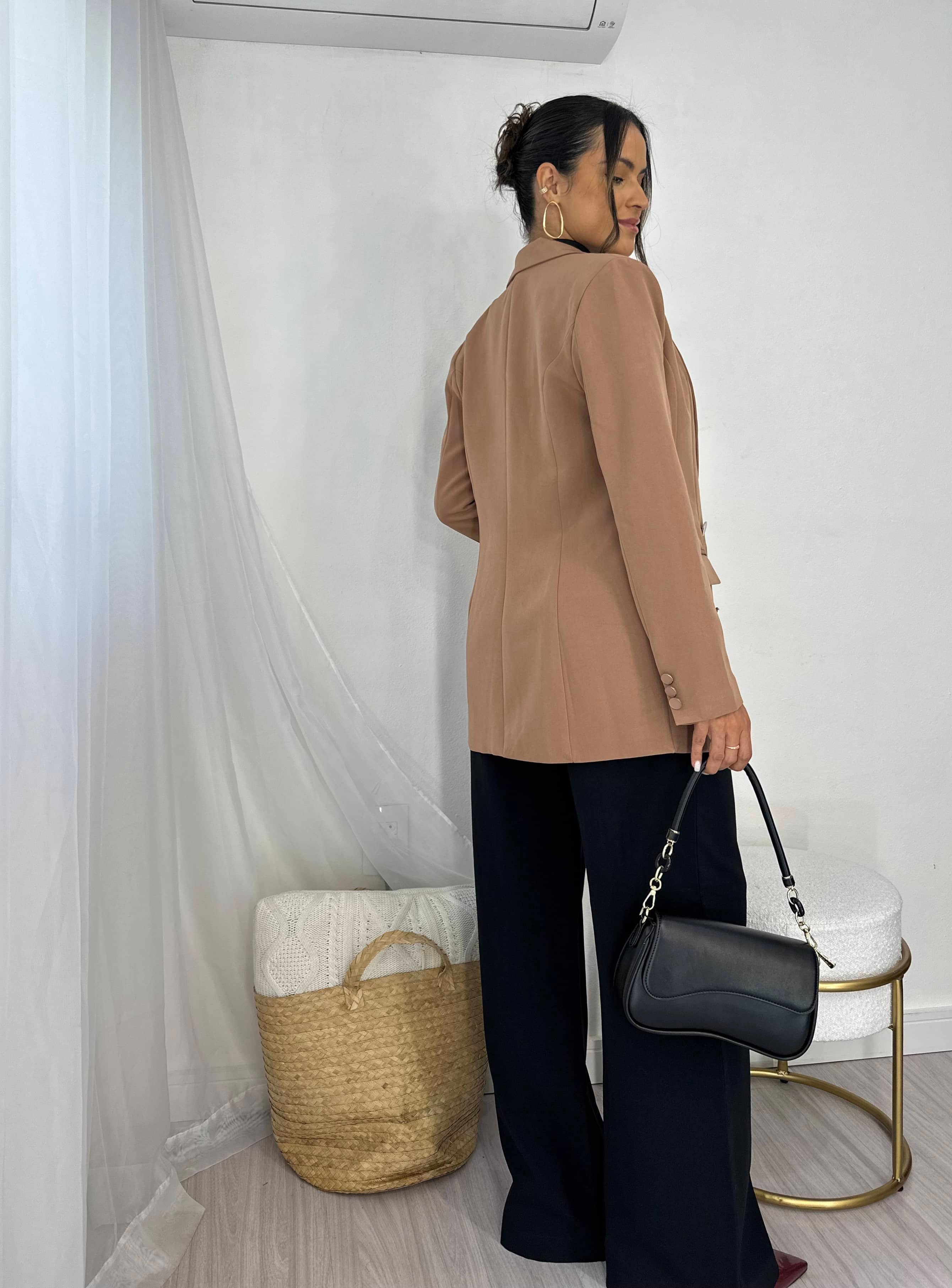 Maxi Blazer Amélia Mocha Mousse