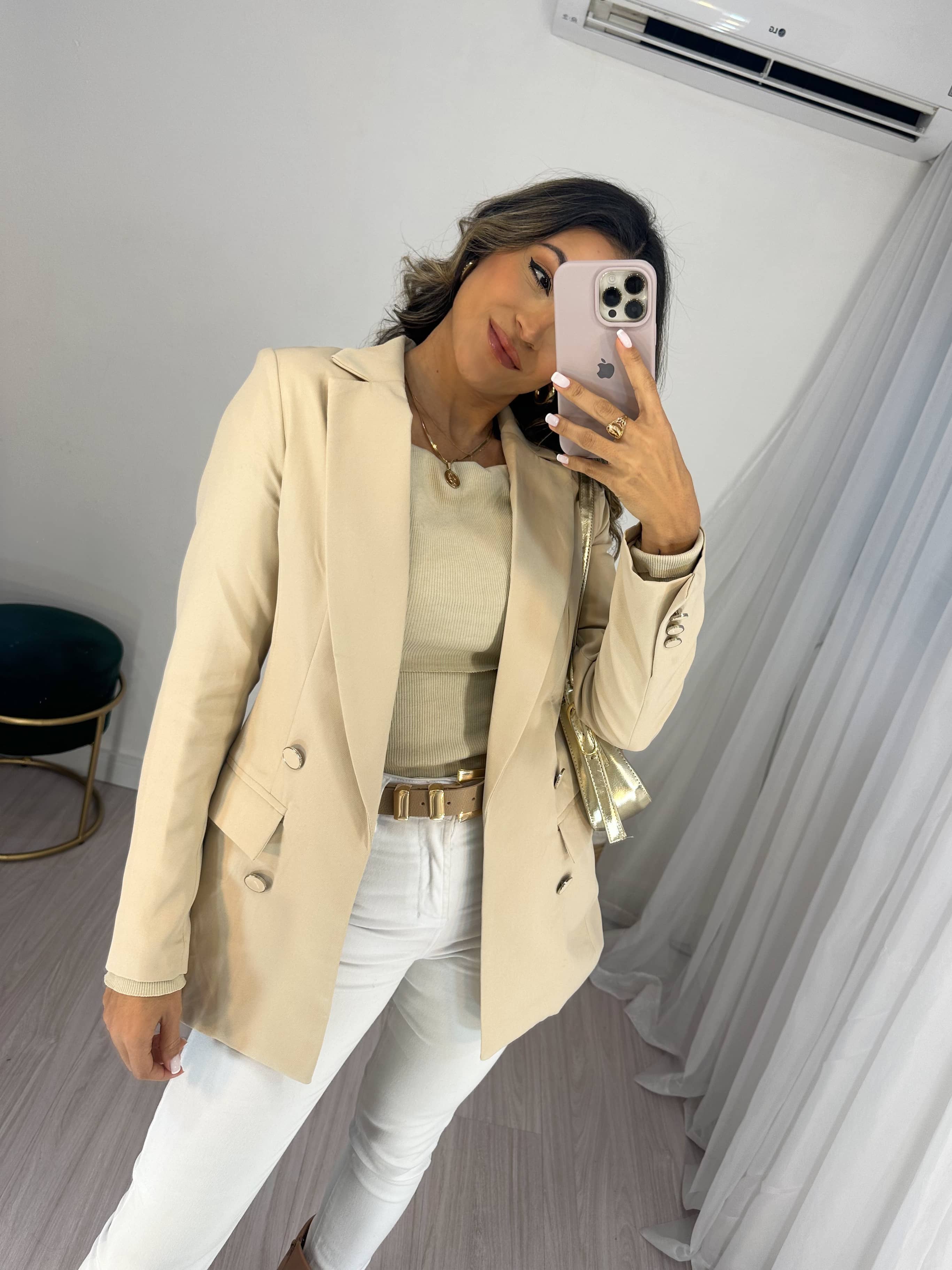 Maxi Blazer Amélia Nude