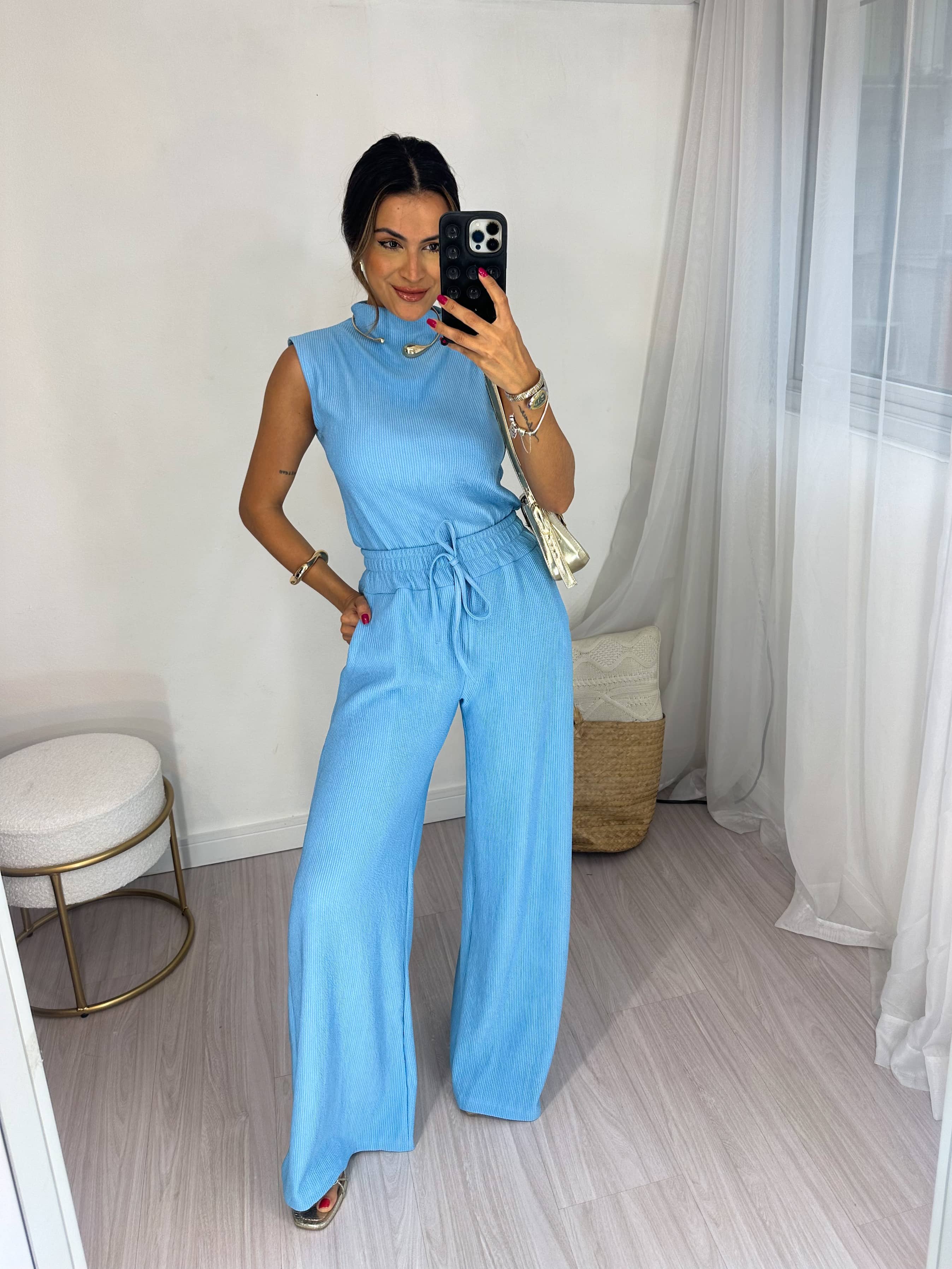 Conjunto Regata Baby Blue Bella