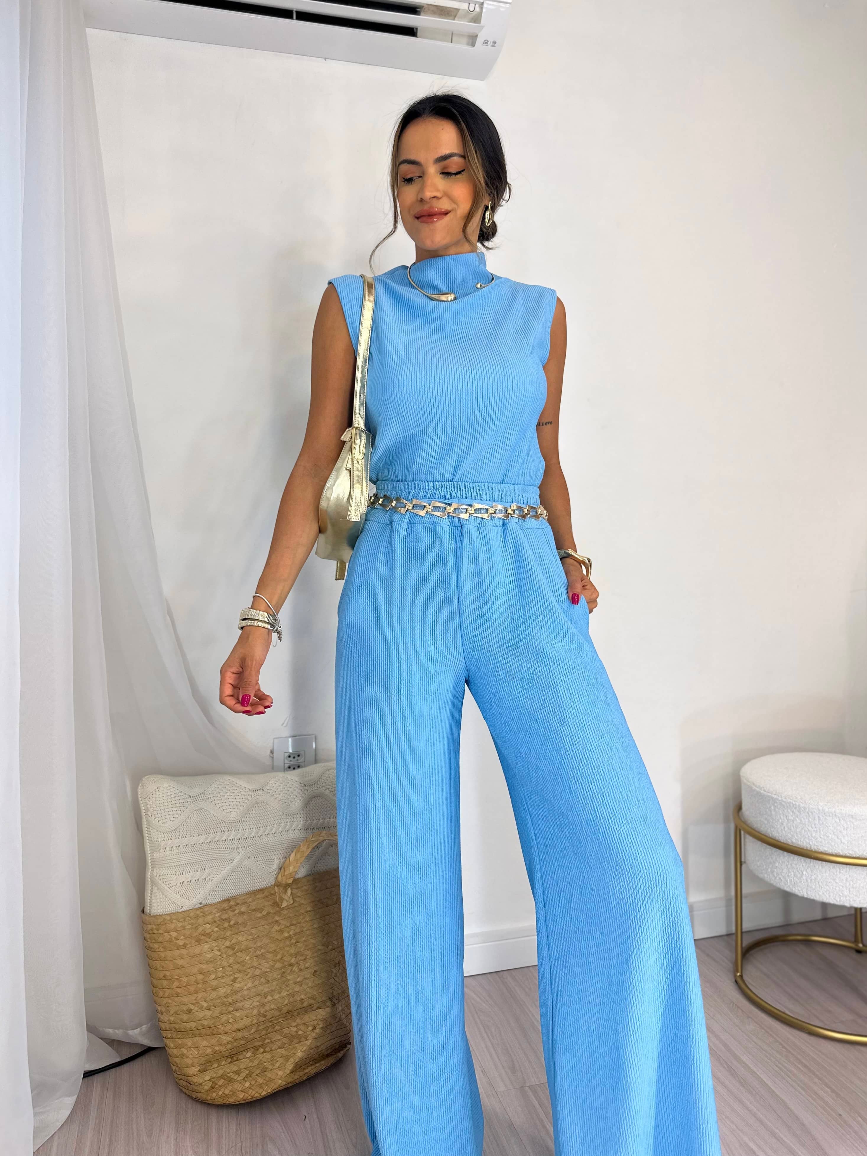 Conjunto Regata Baby Blue Bella