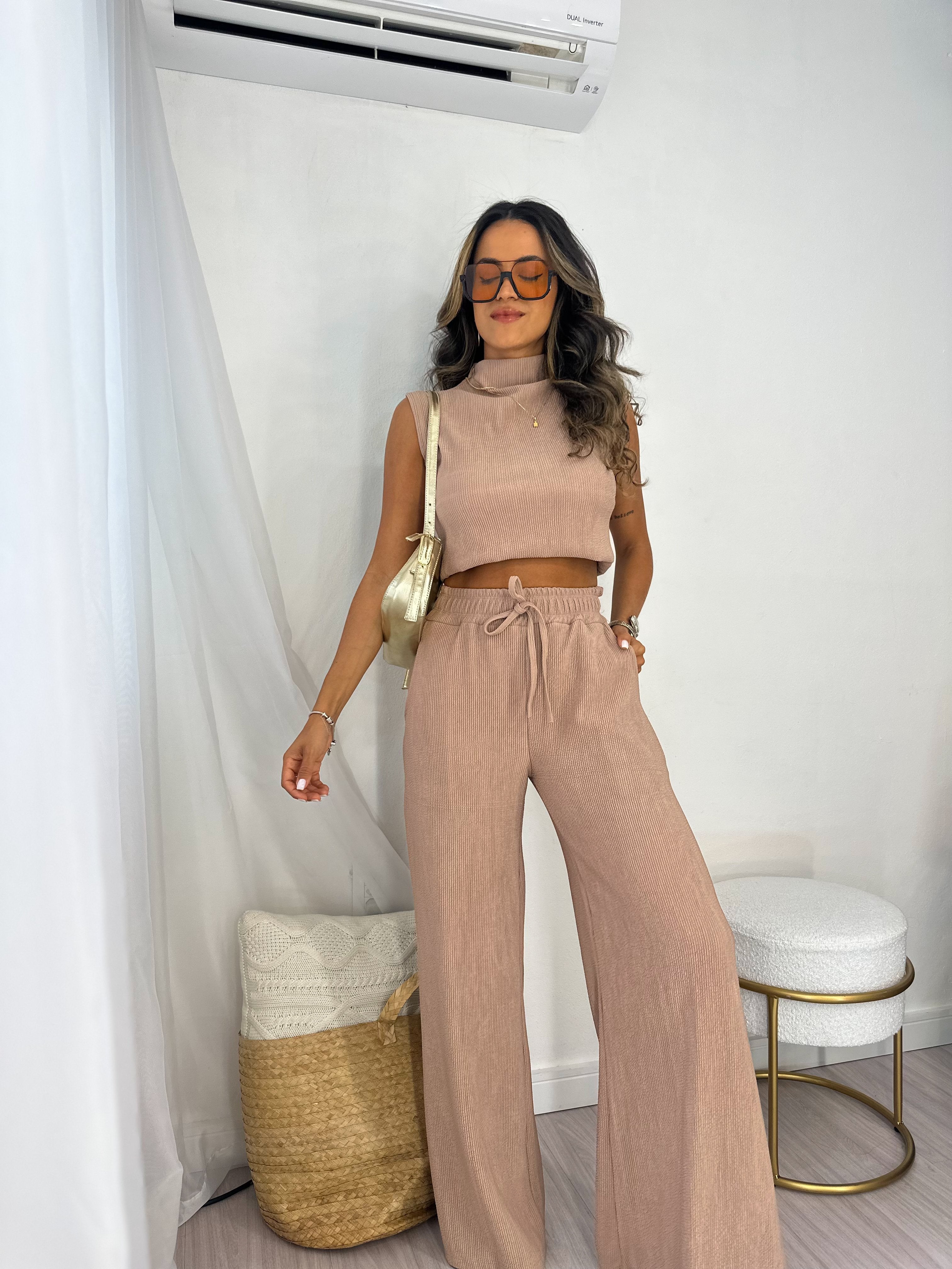 Conjunto Regata Nude Bella