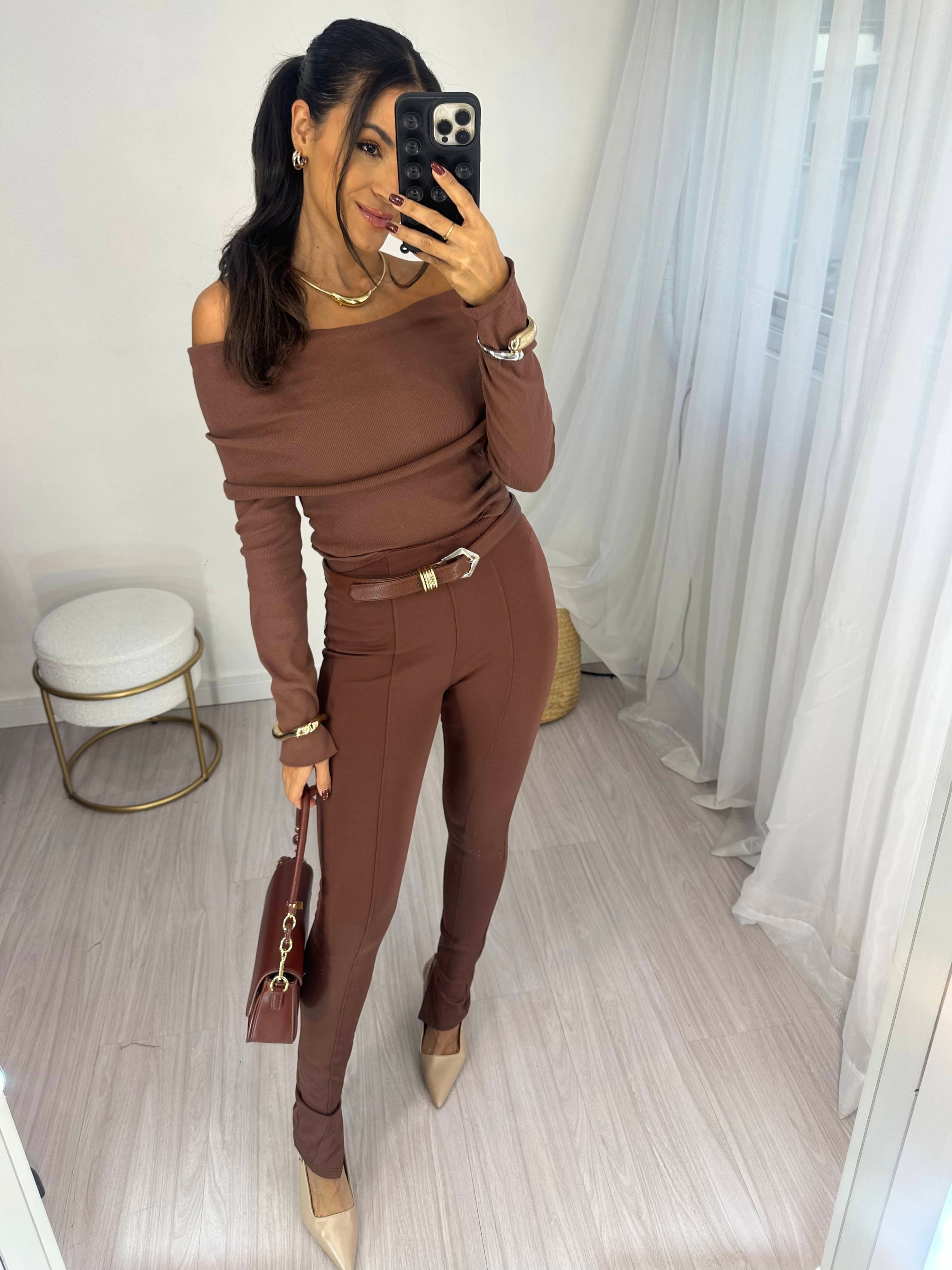 Calça Marrom Bely
