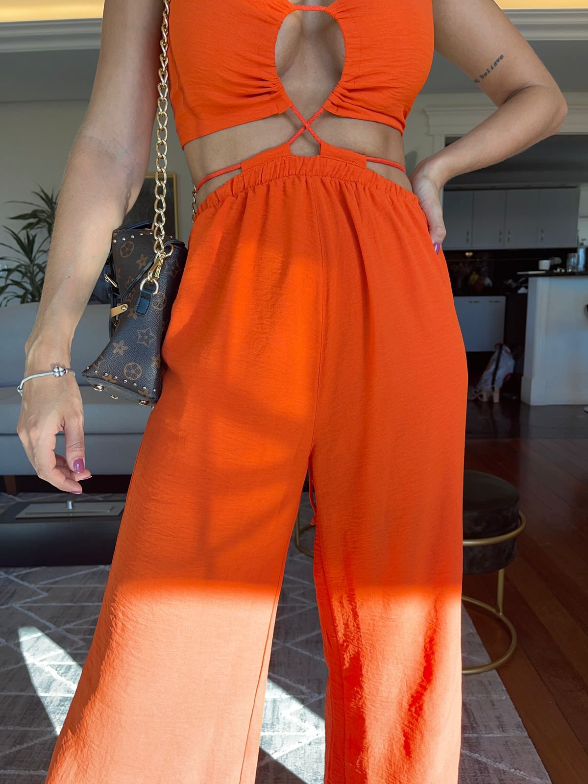 Macacão Bianca Laranja