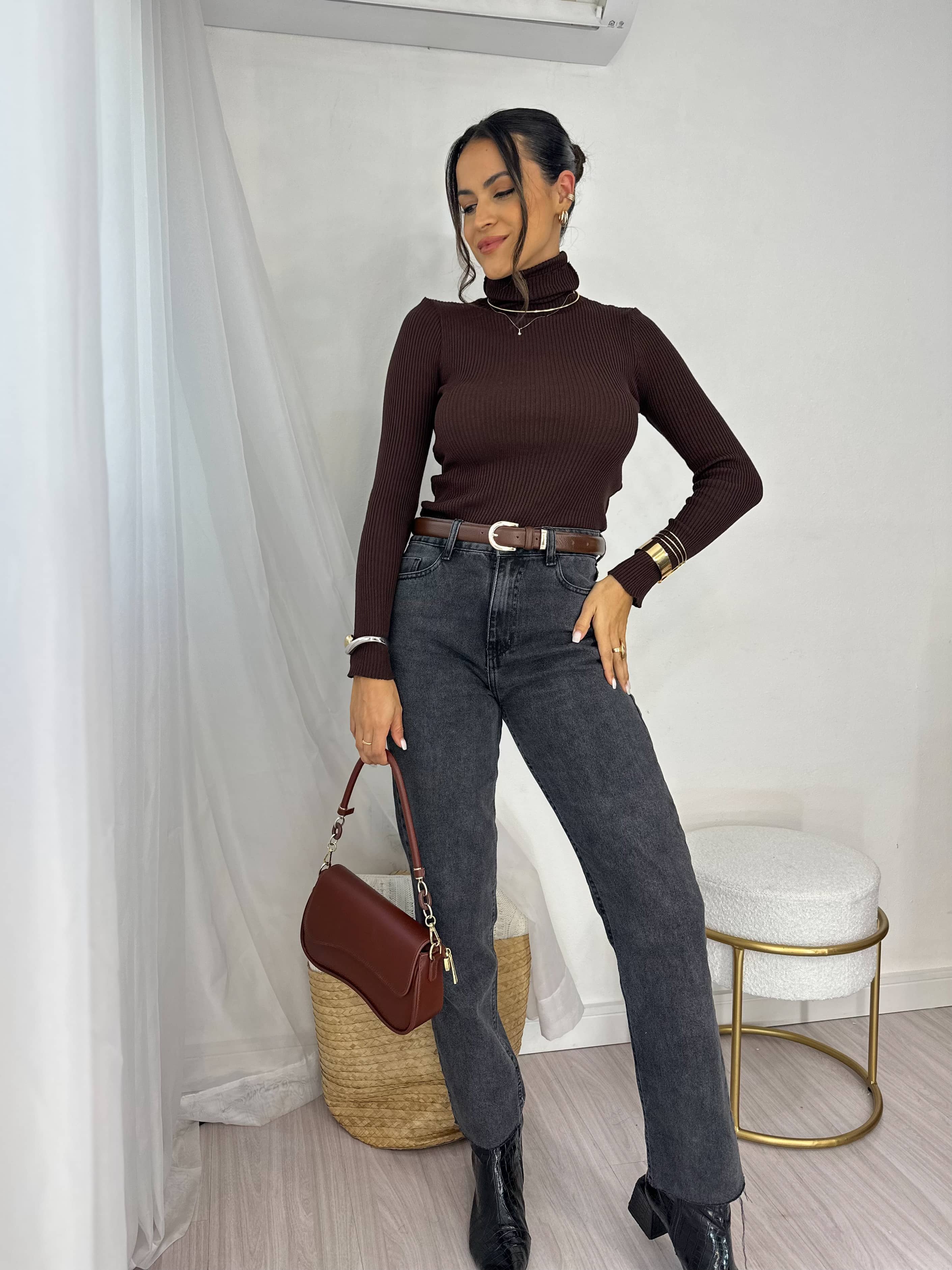 Cacharrel Modal Brenda Marrom
