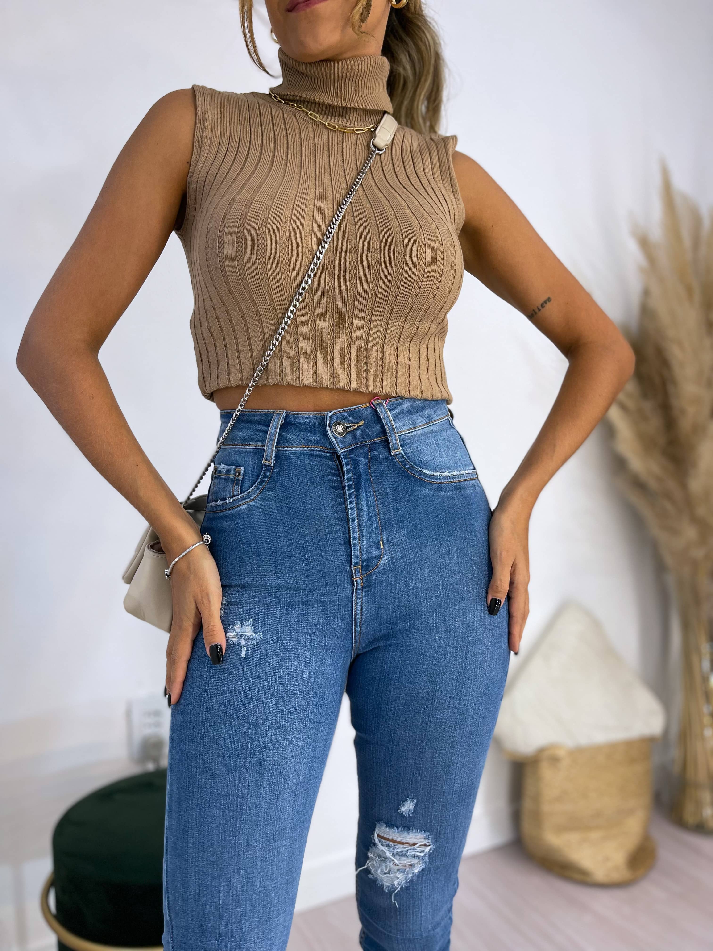 Calça Skinny Hot Palm