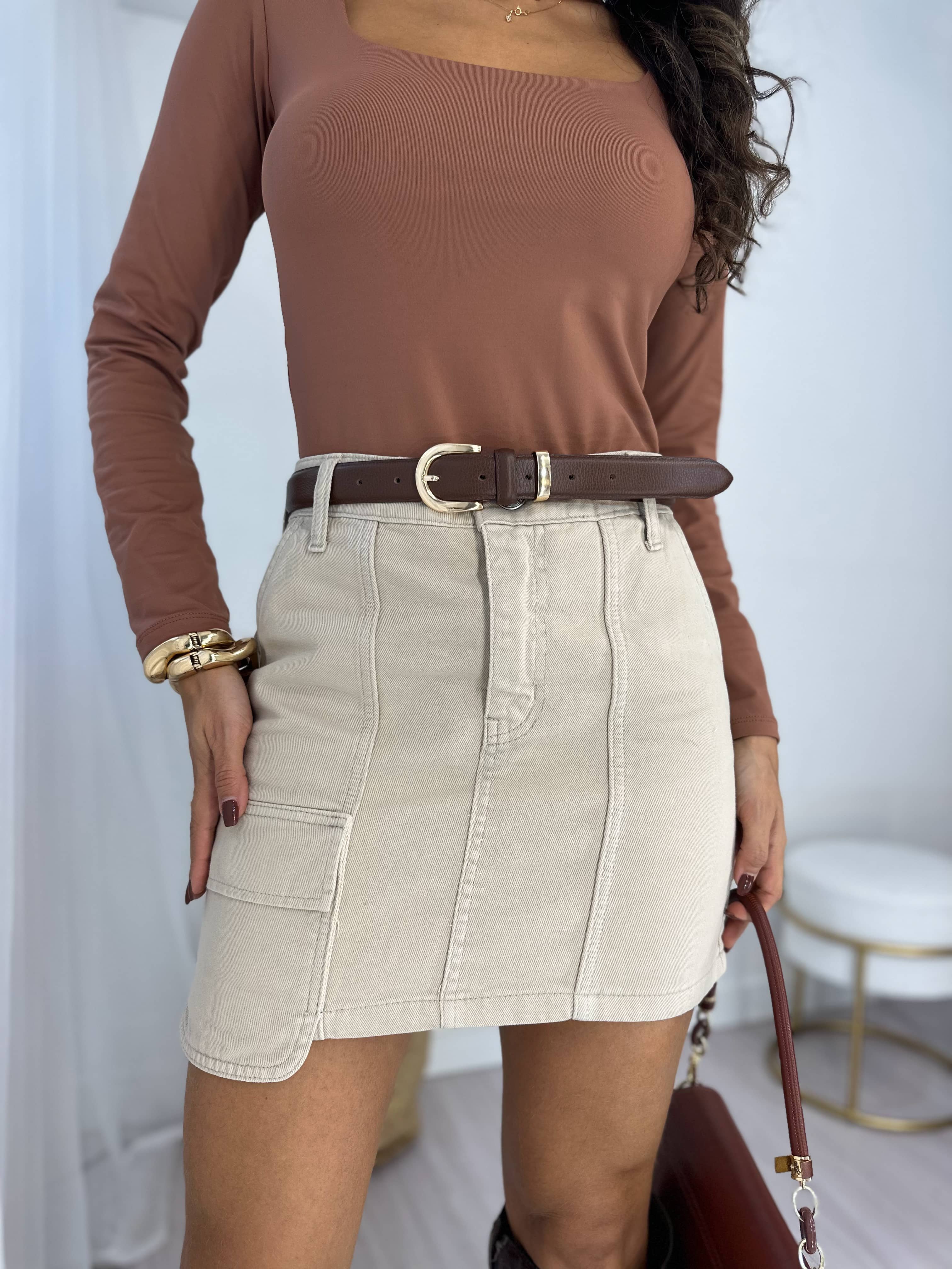 Camisa Jeans Areia Joy