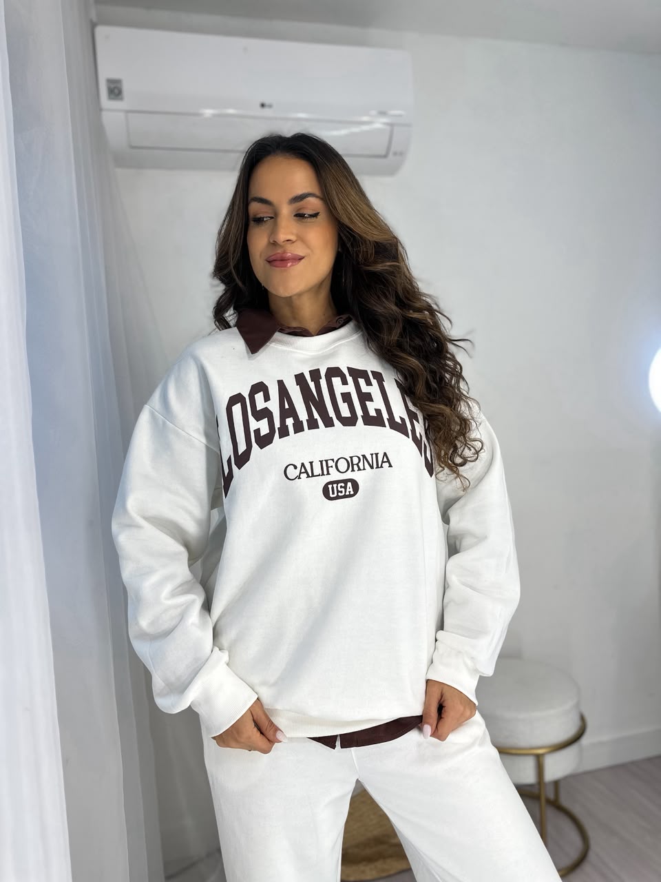 Conjunto Moletom Off Los Angeles
