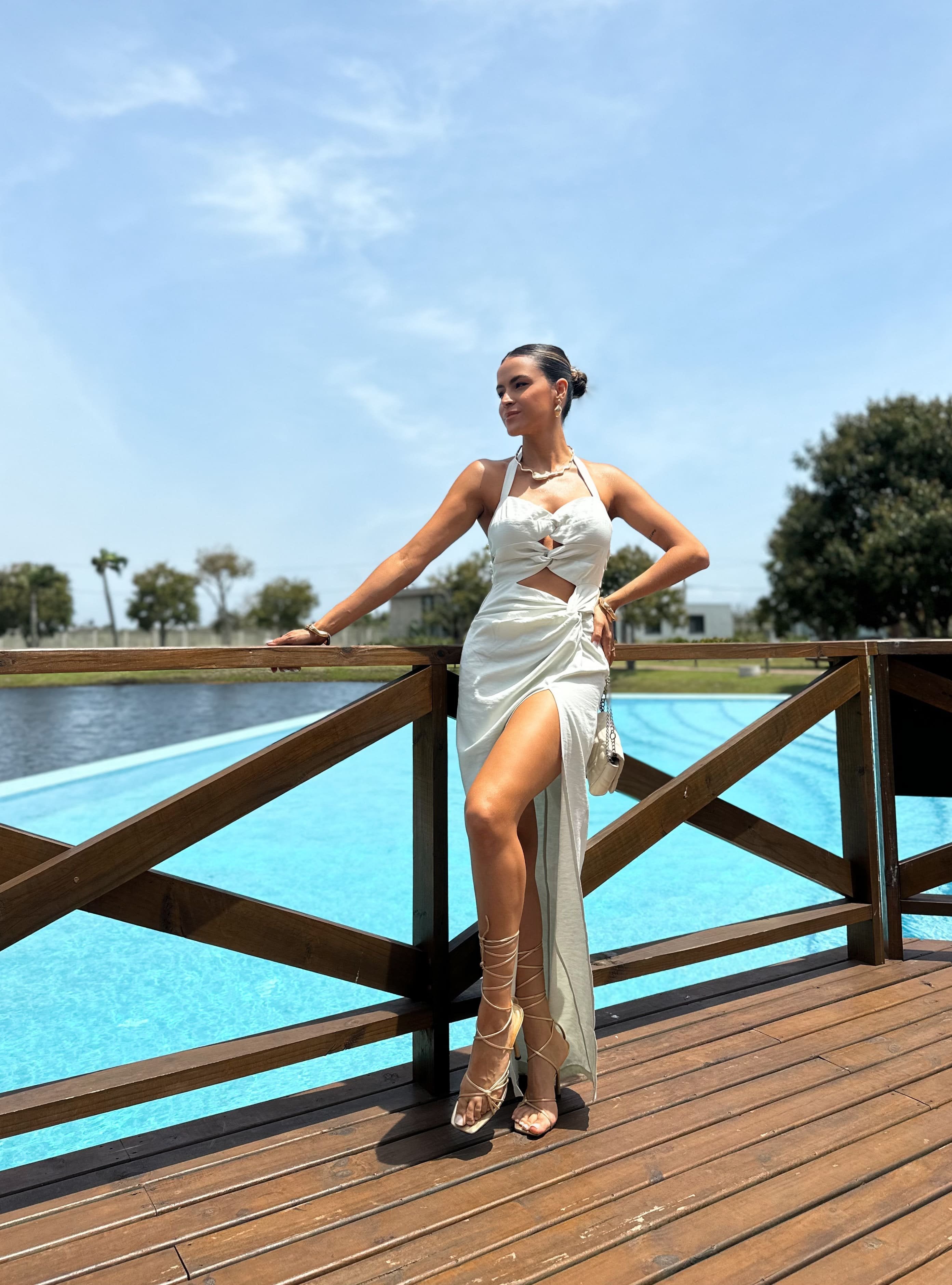 Vestido Midi Gelo Daly