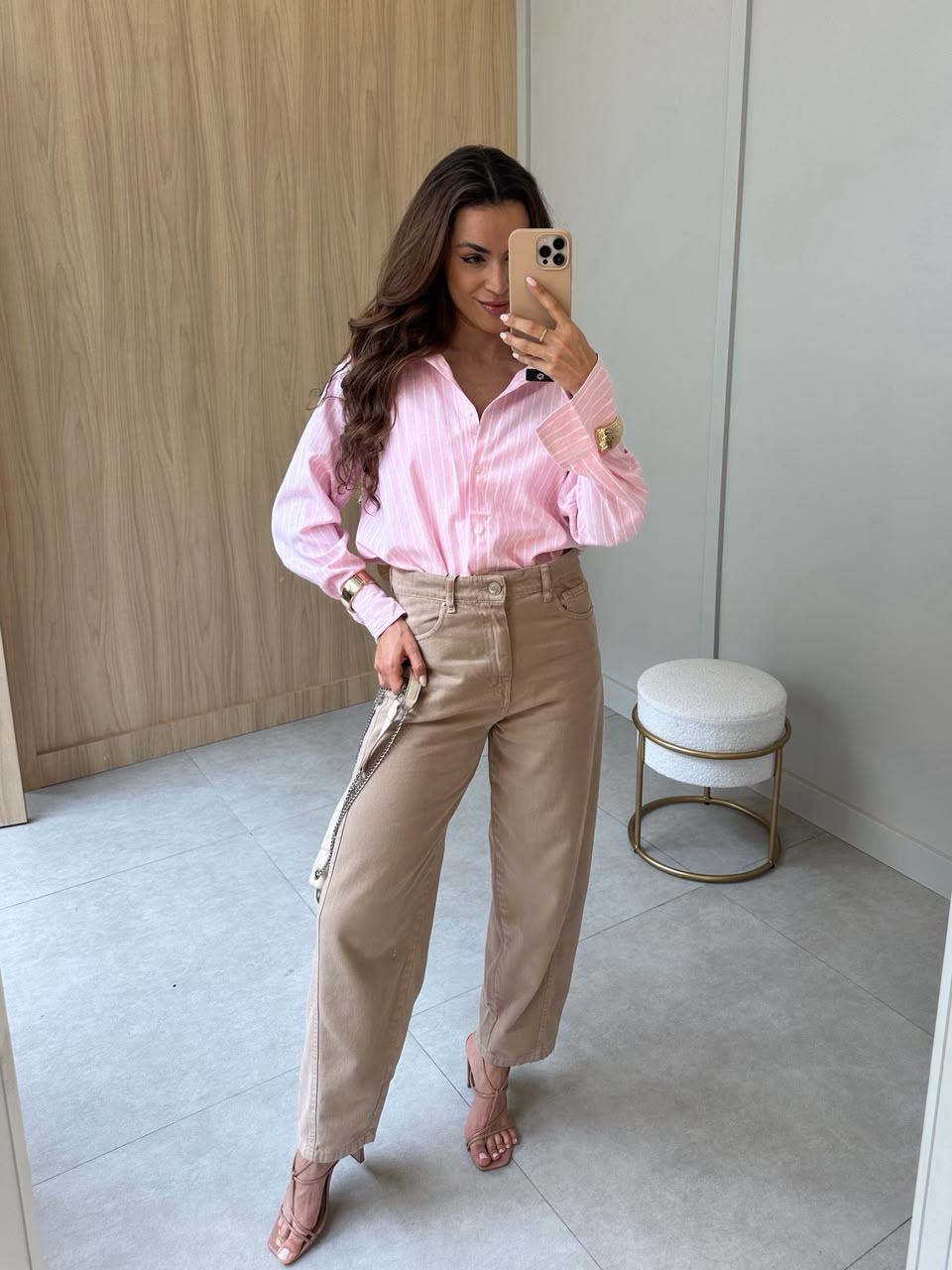 Camisa Listrada Rosa Cissa