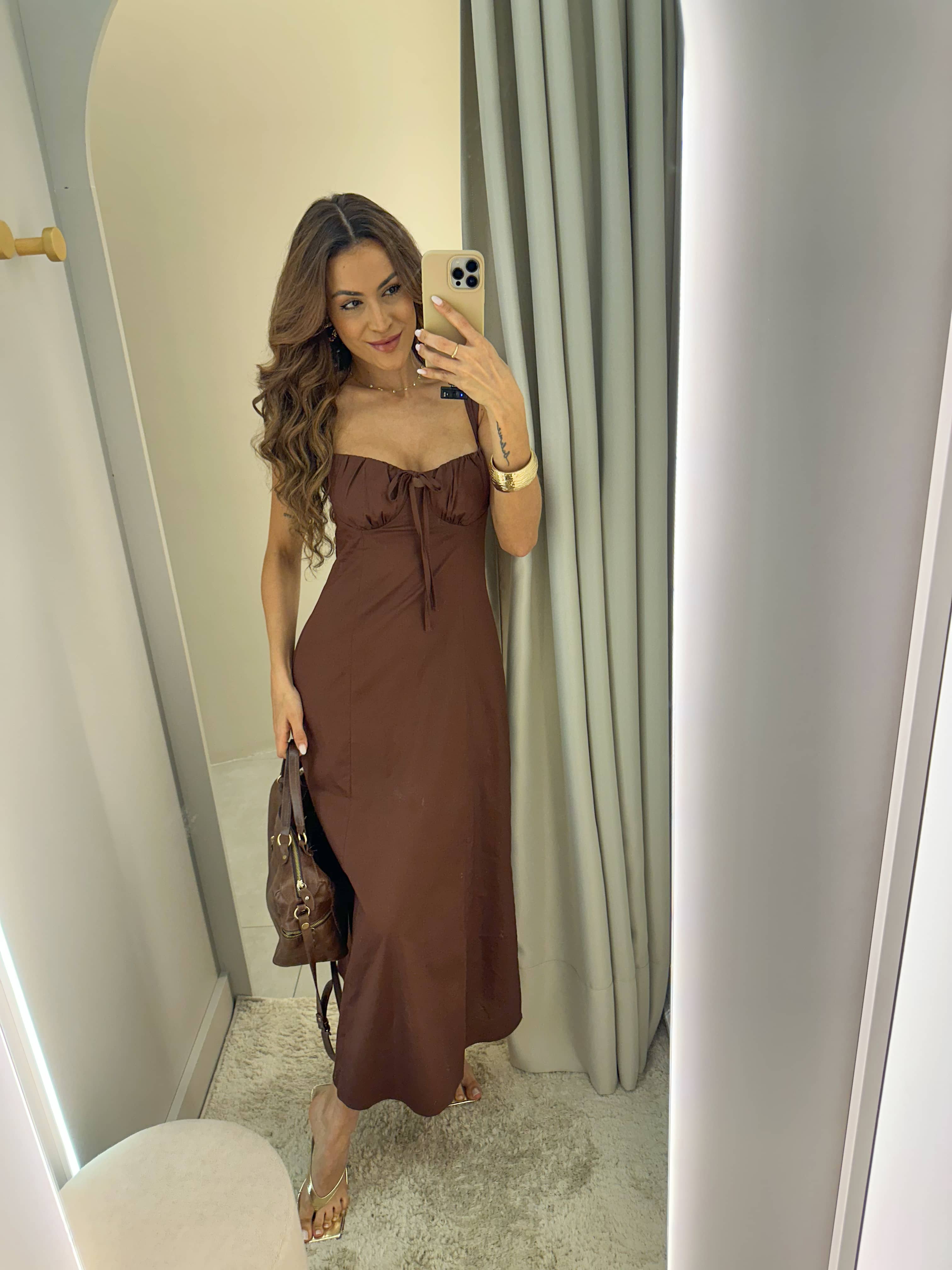Vestido Marrom Tity