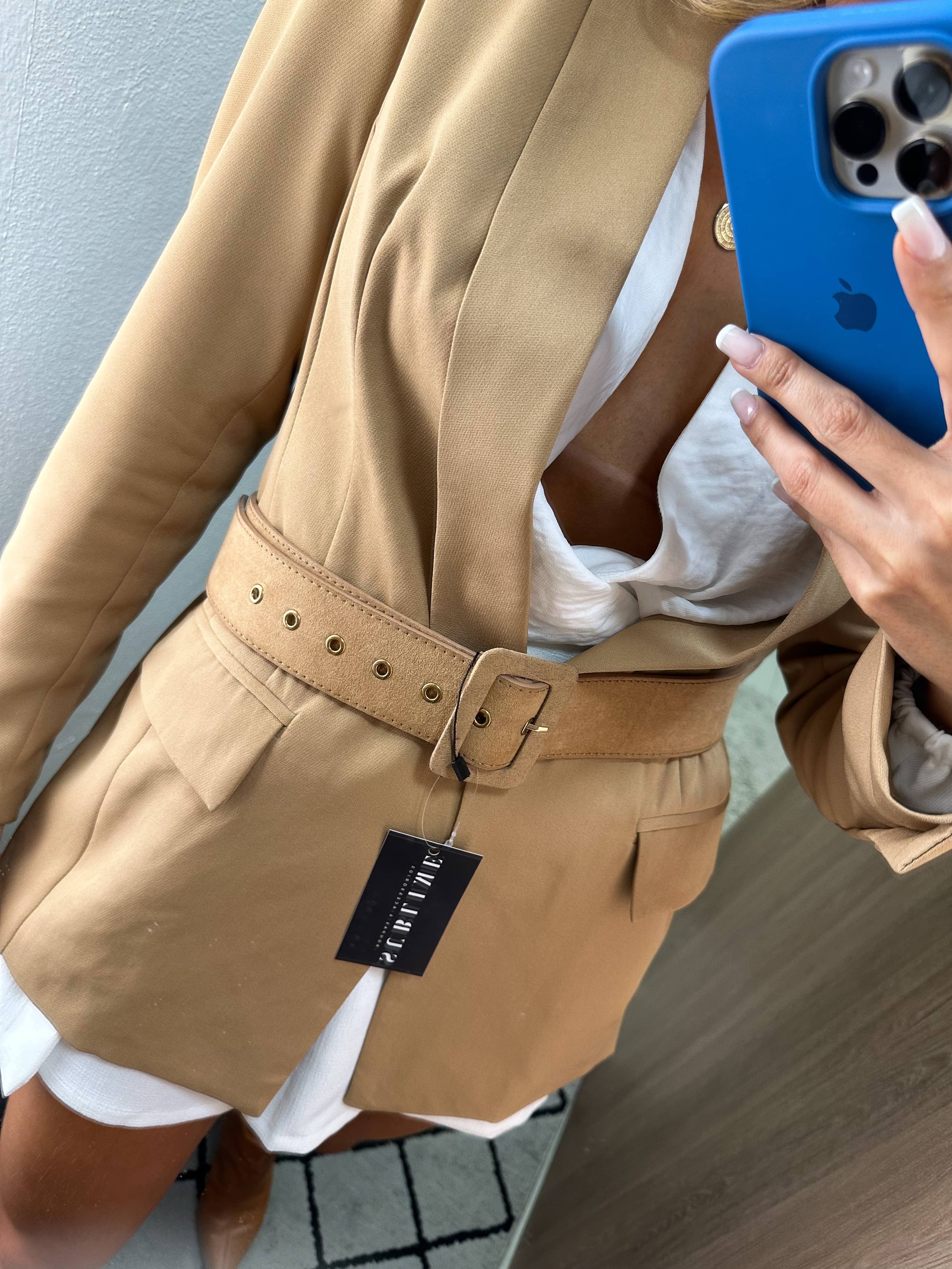 Blazer Debora Caramelo
