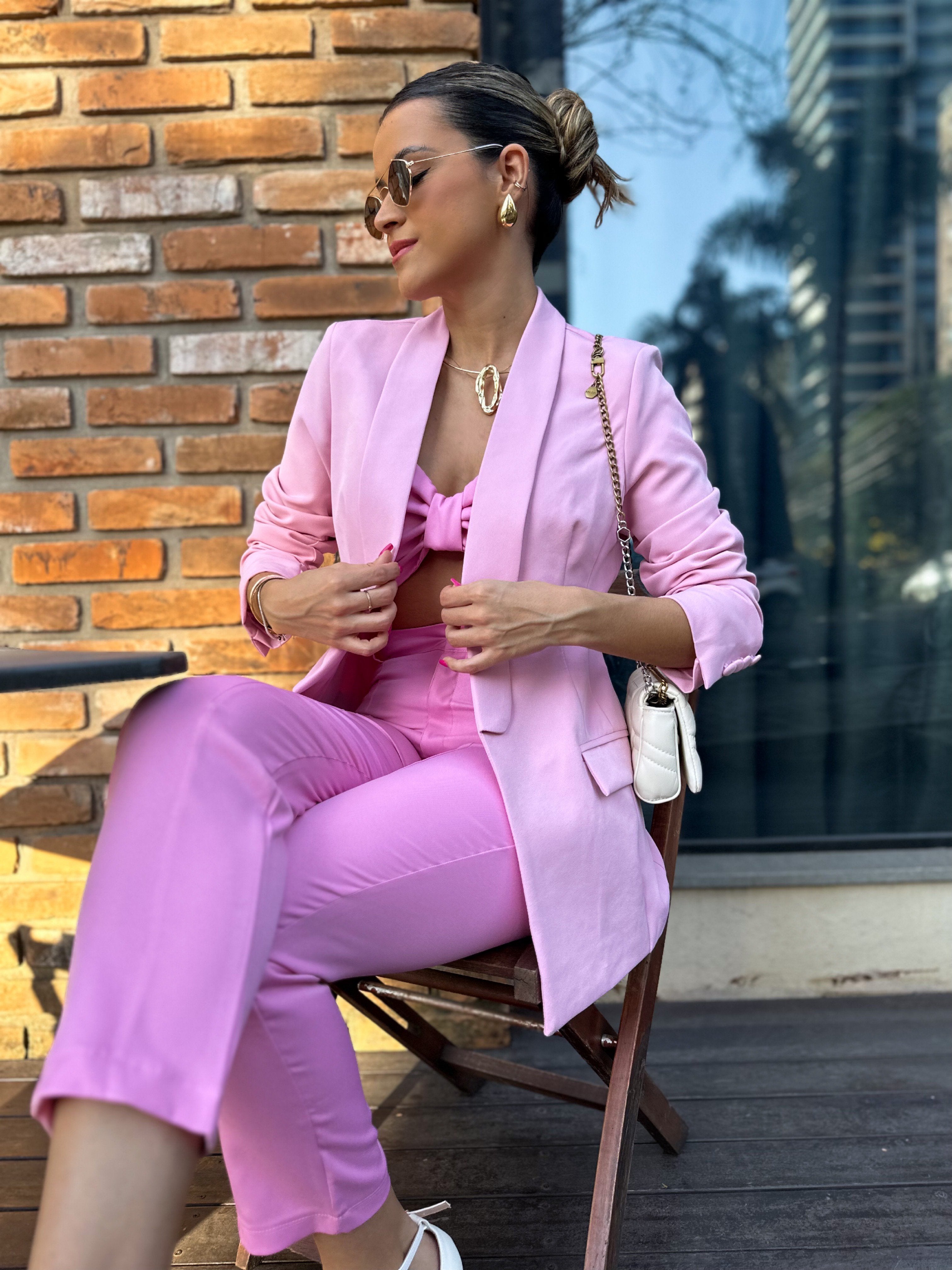 Blazer Debora Rosa