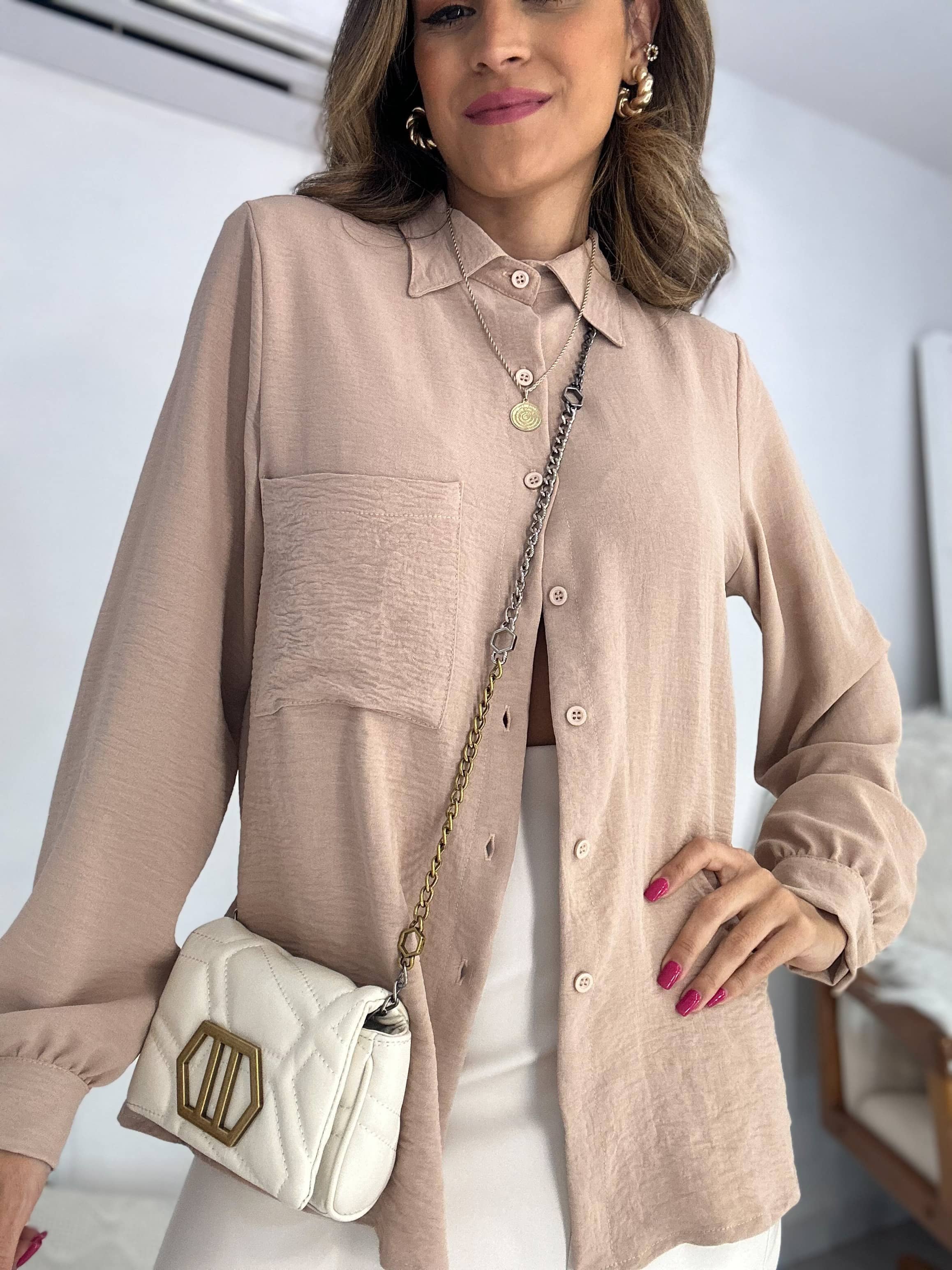 Camisa Dara Nude
