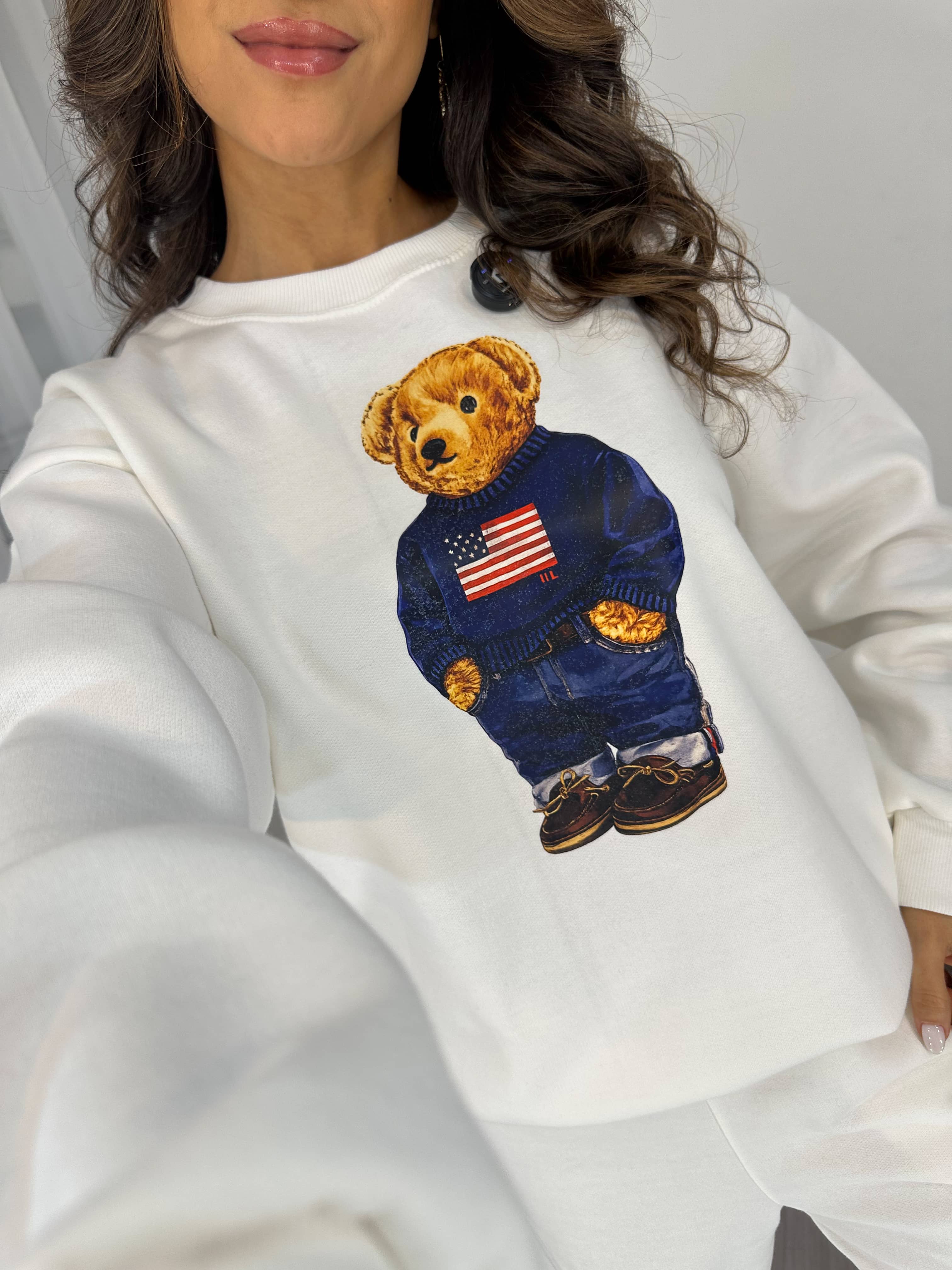Conjunto Moletom Off Urso