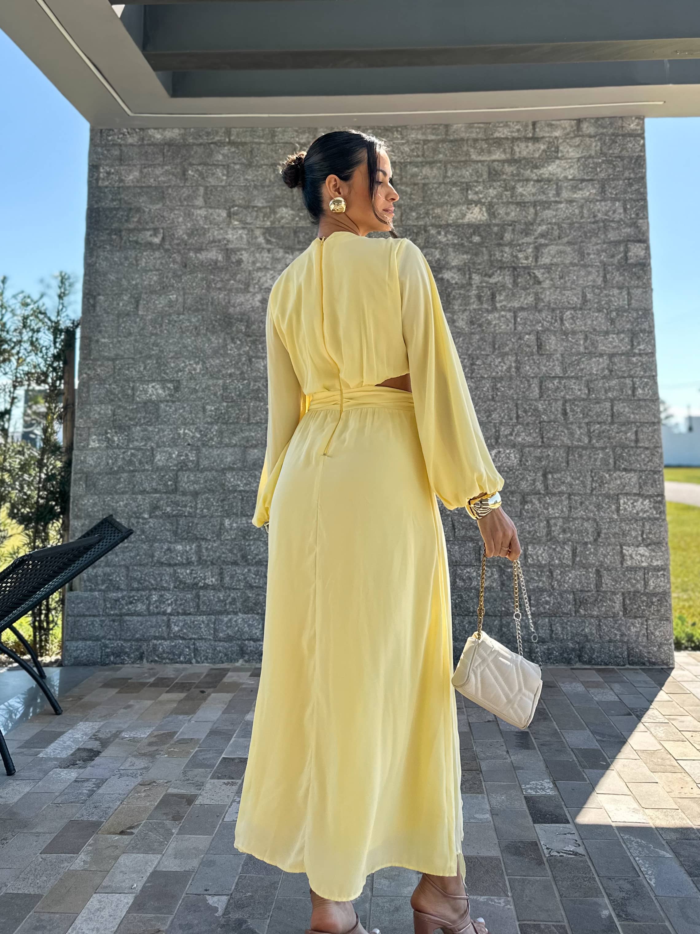 Vestido Manteiga Shan