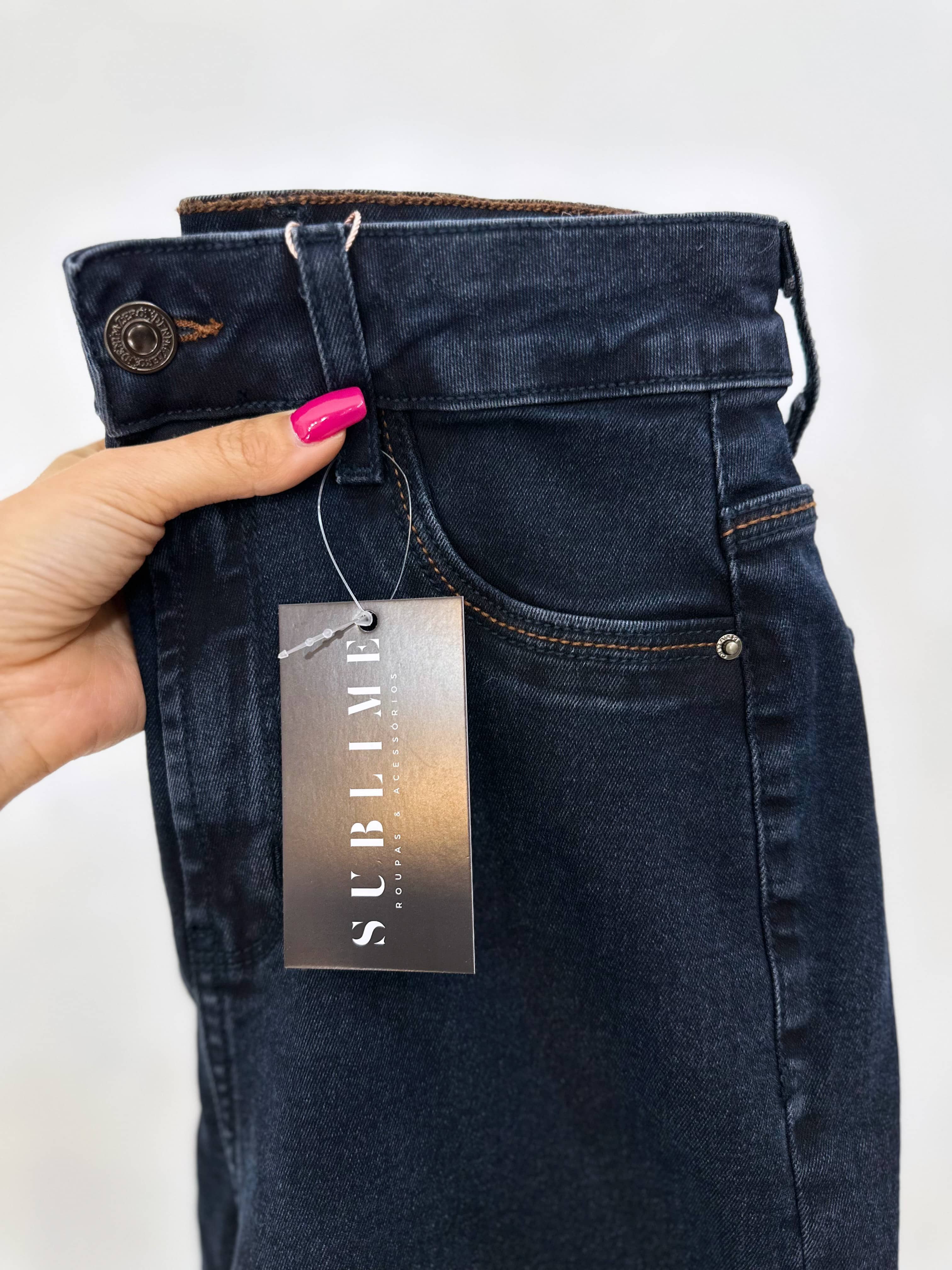 Calça Skinny Hot Helo Preto Vintage