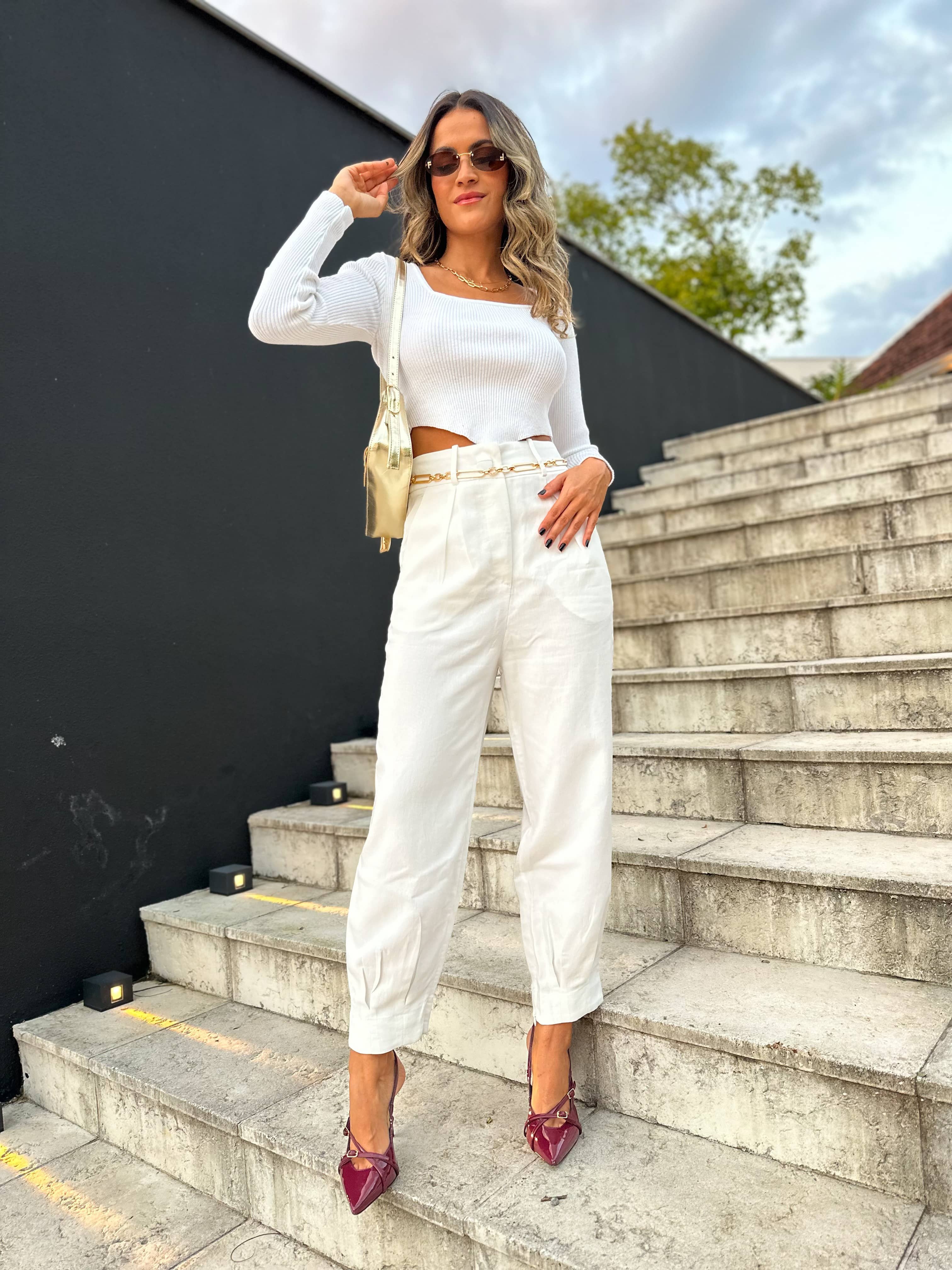 Calça Cenoura Off Hope