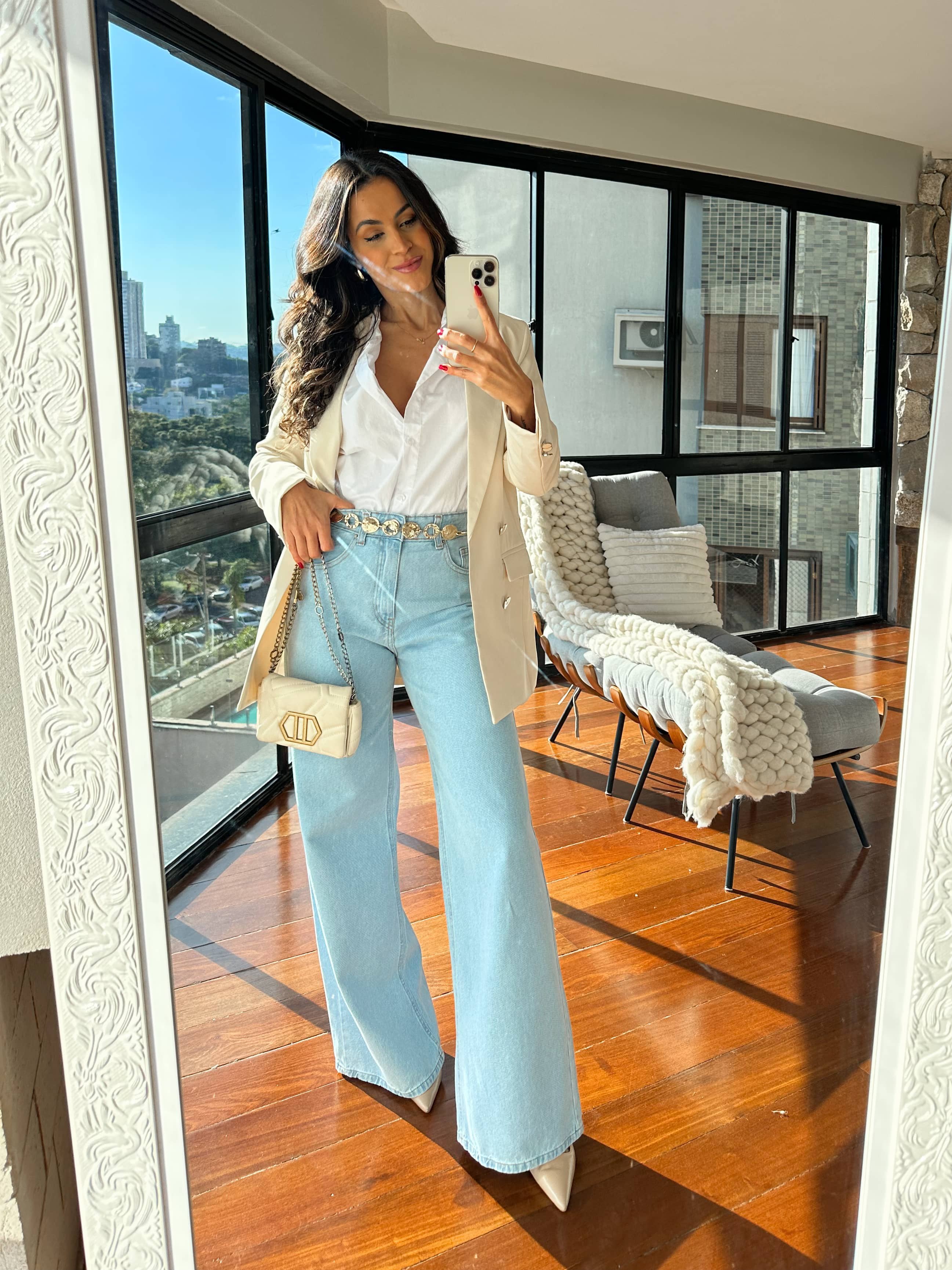 Calça Wide Leg Kally Clara