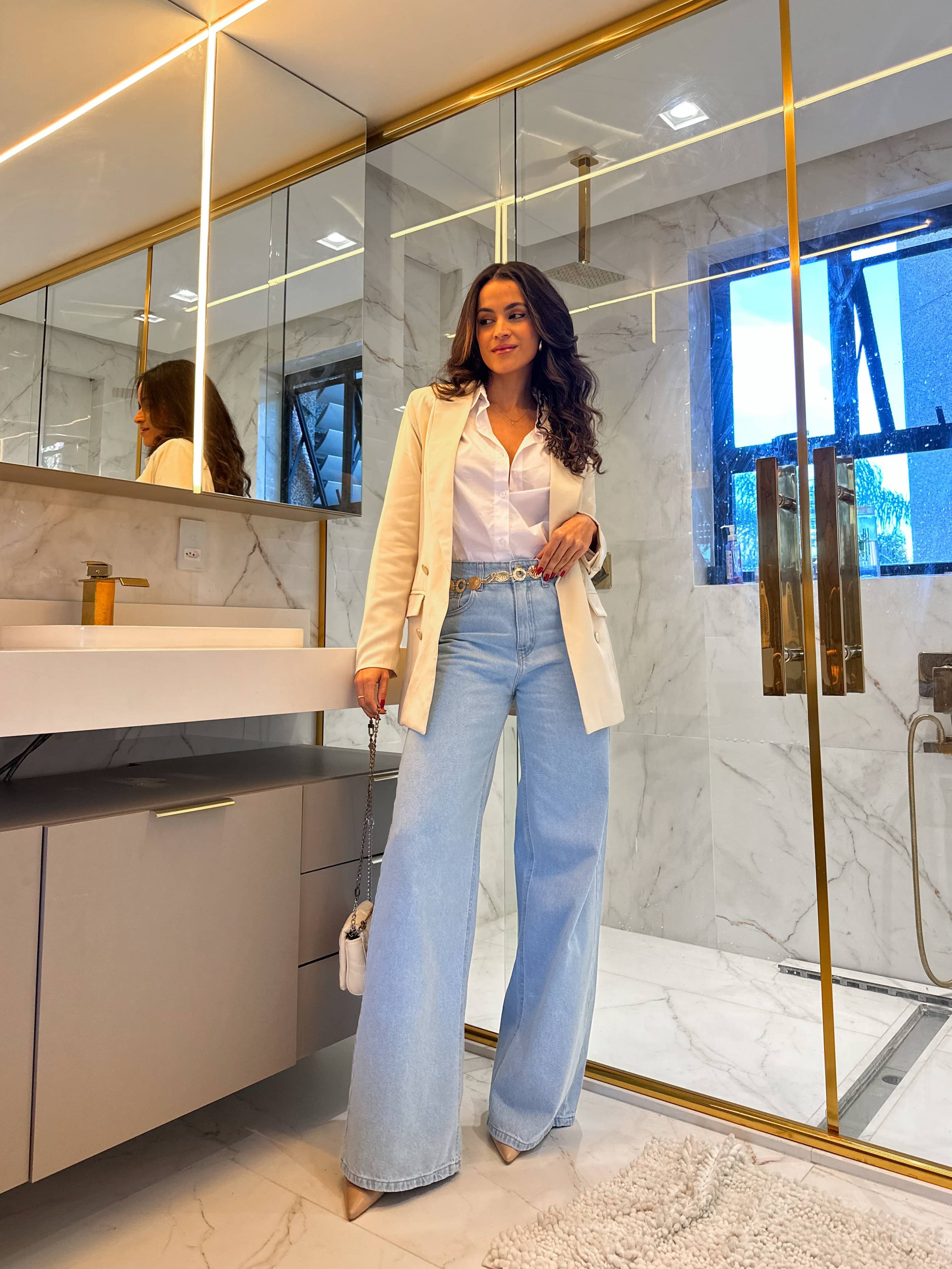 Calça Wide Leg Kally Clara