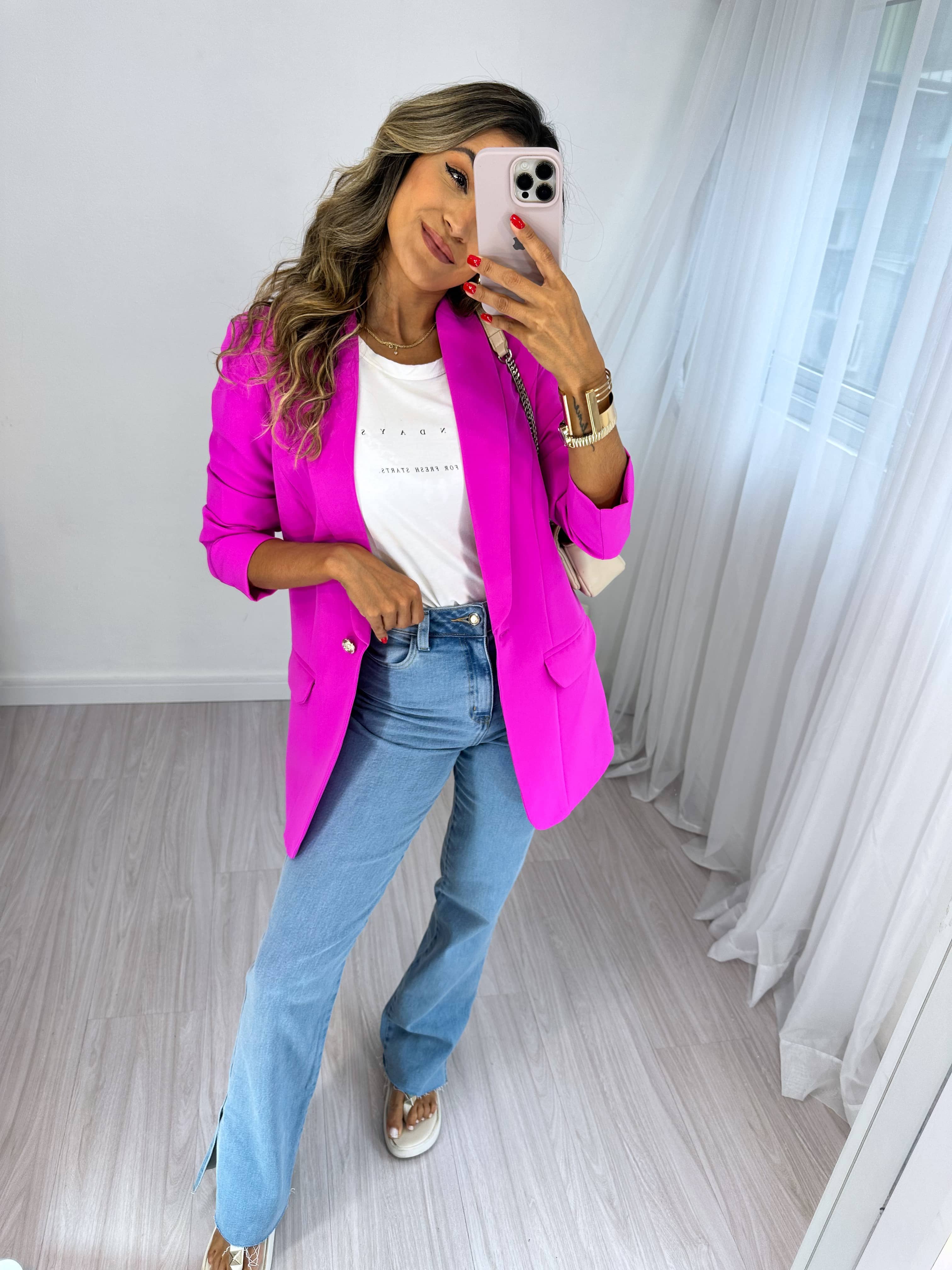 Calça Wide Leg Jeans Kayla