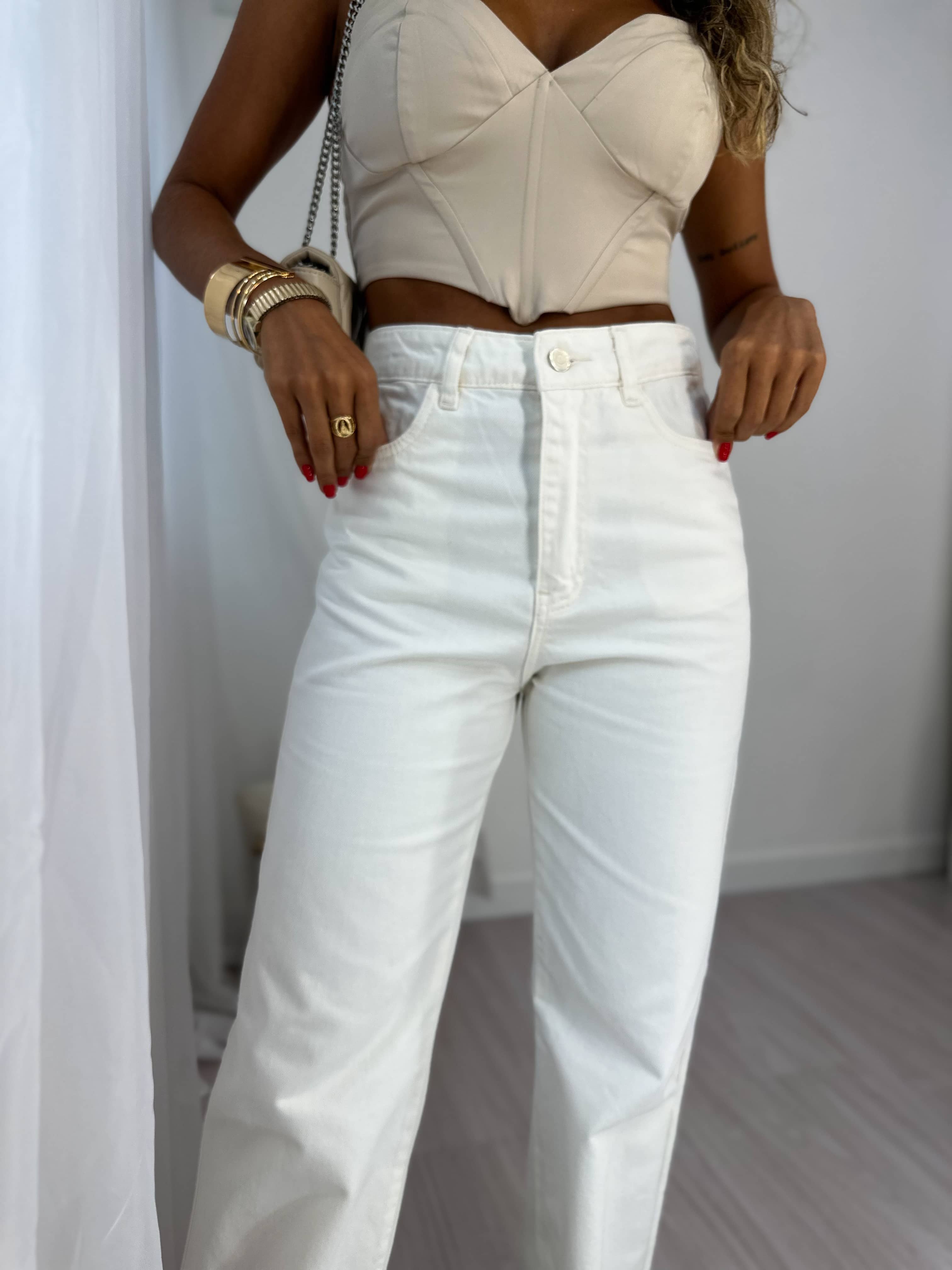 Calça Wide Leg Off Lara