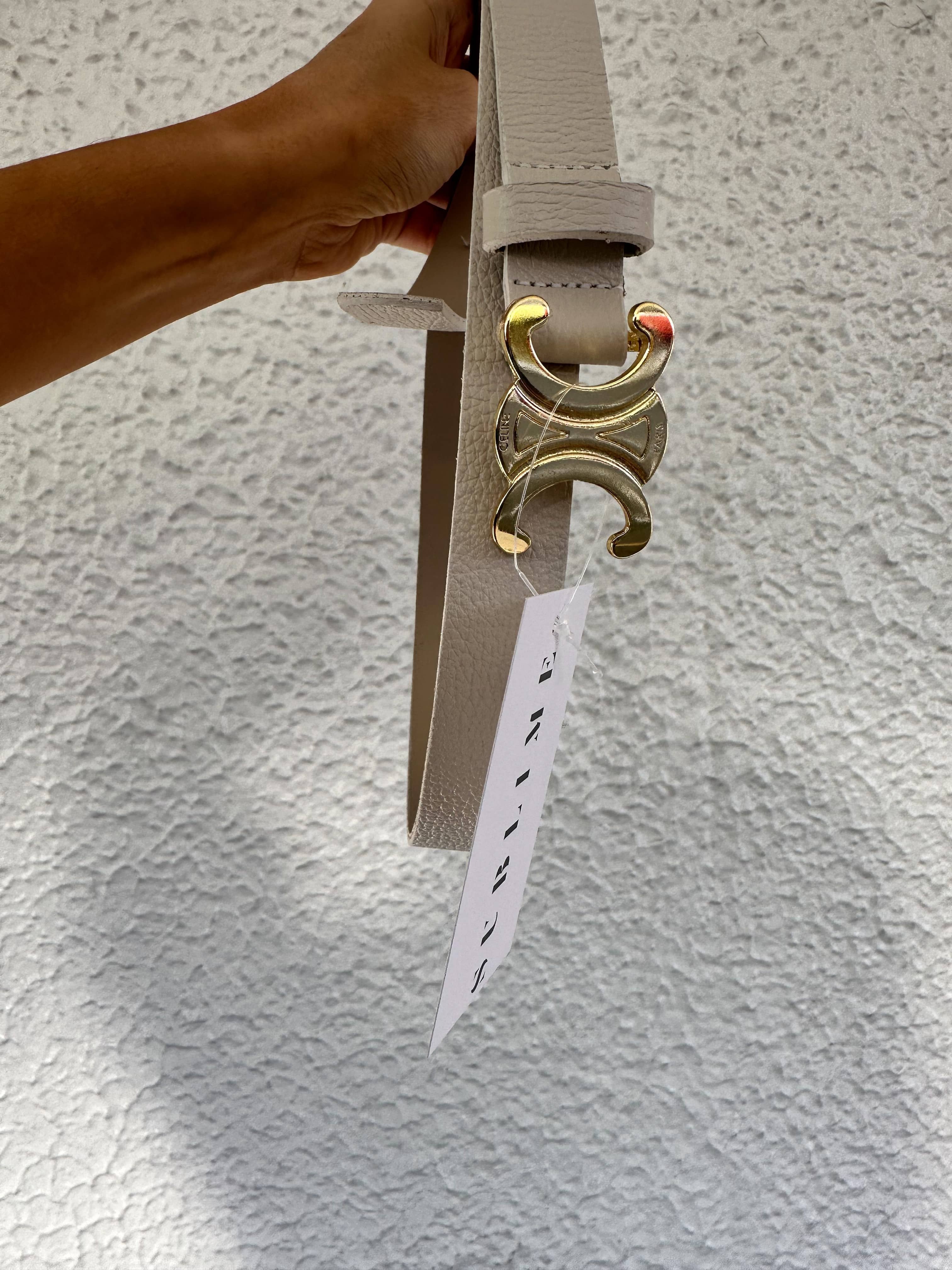 Cinto Couro Nude Leona