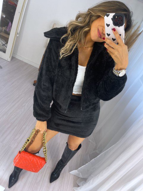 Saia Teddy Mica Black