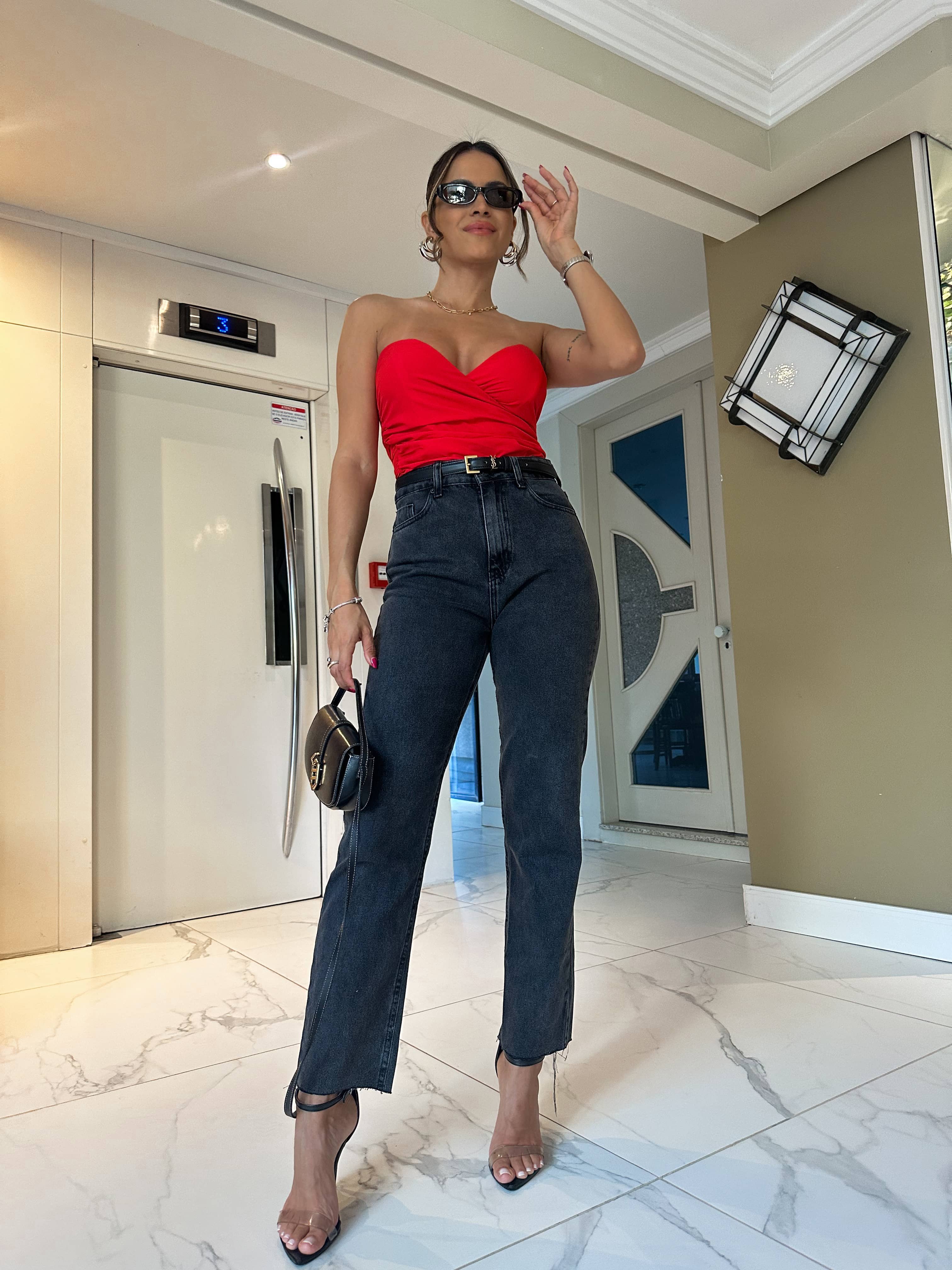 Corset Vermelho Fady