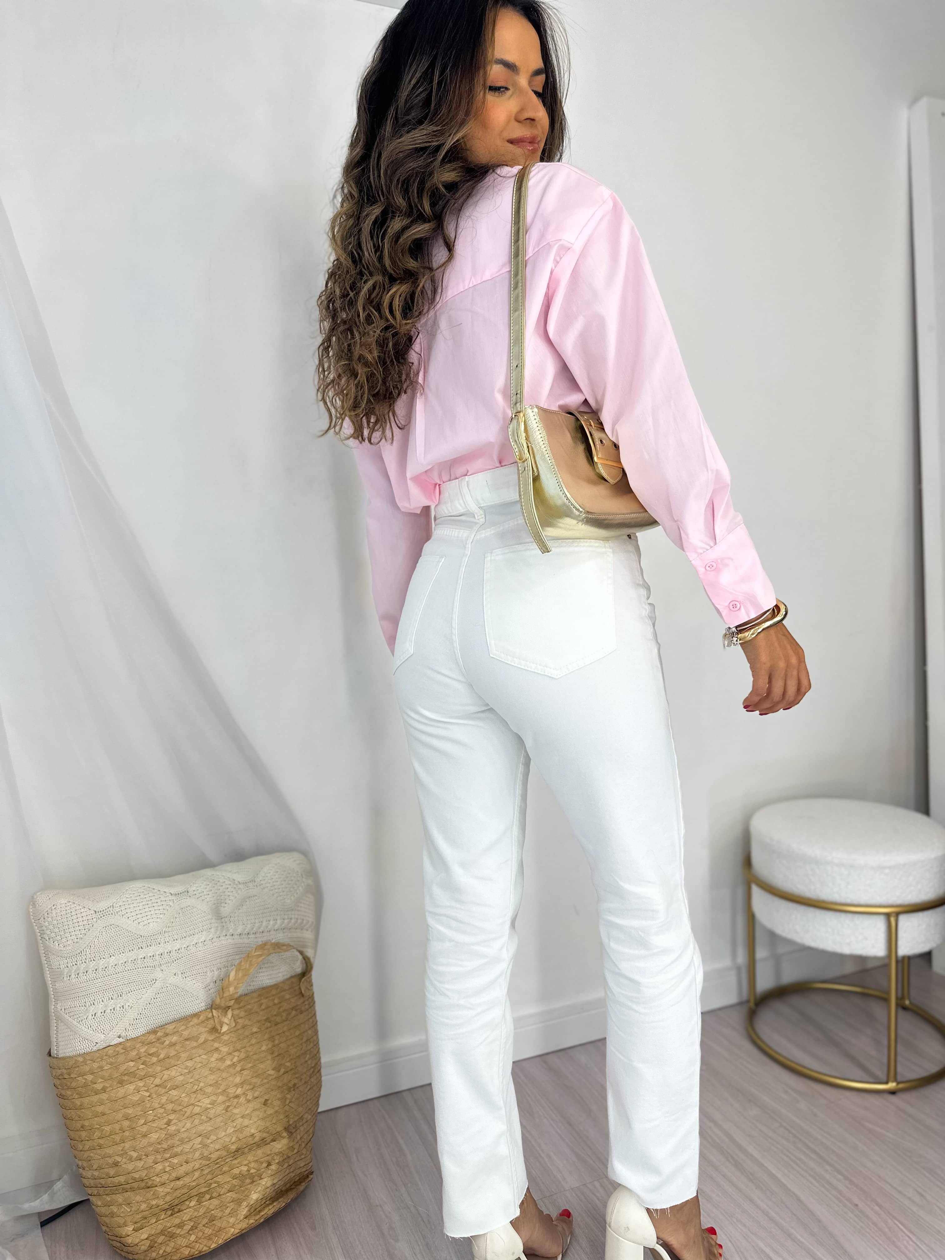 Calça Reta Jeans Mily Off