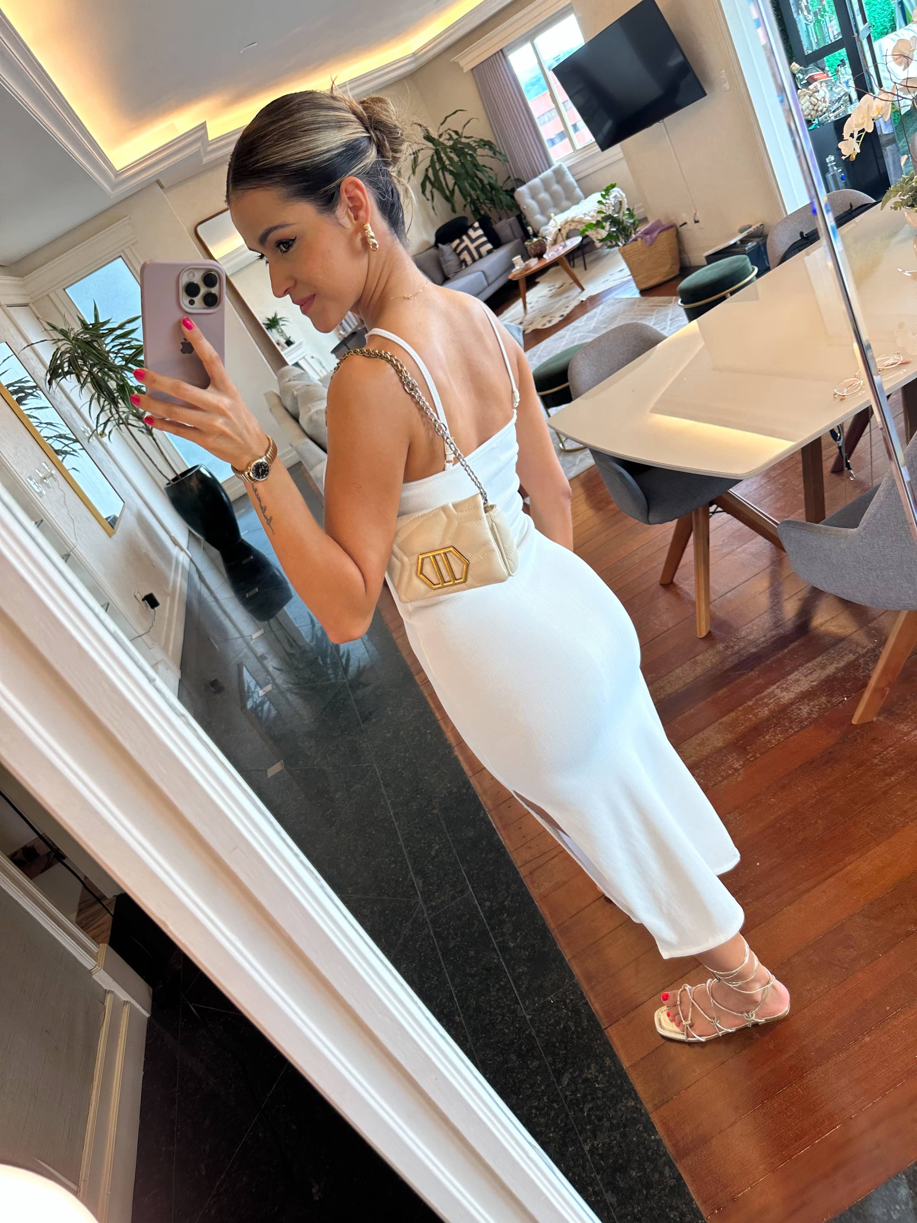 Vestido Canelado Maju Off