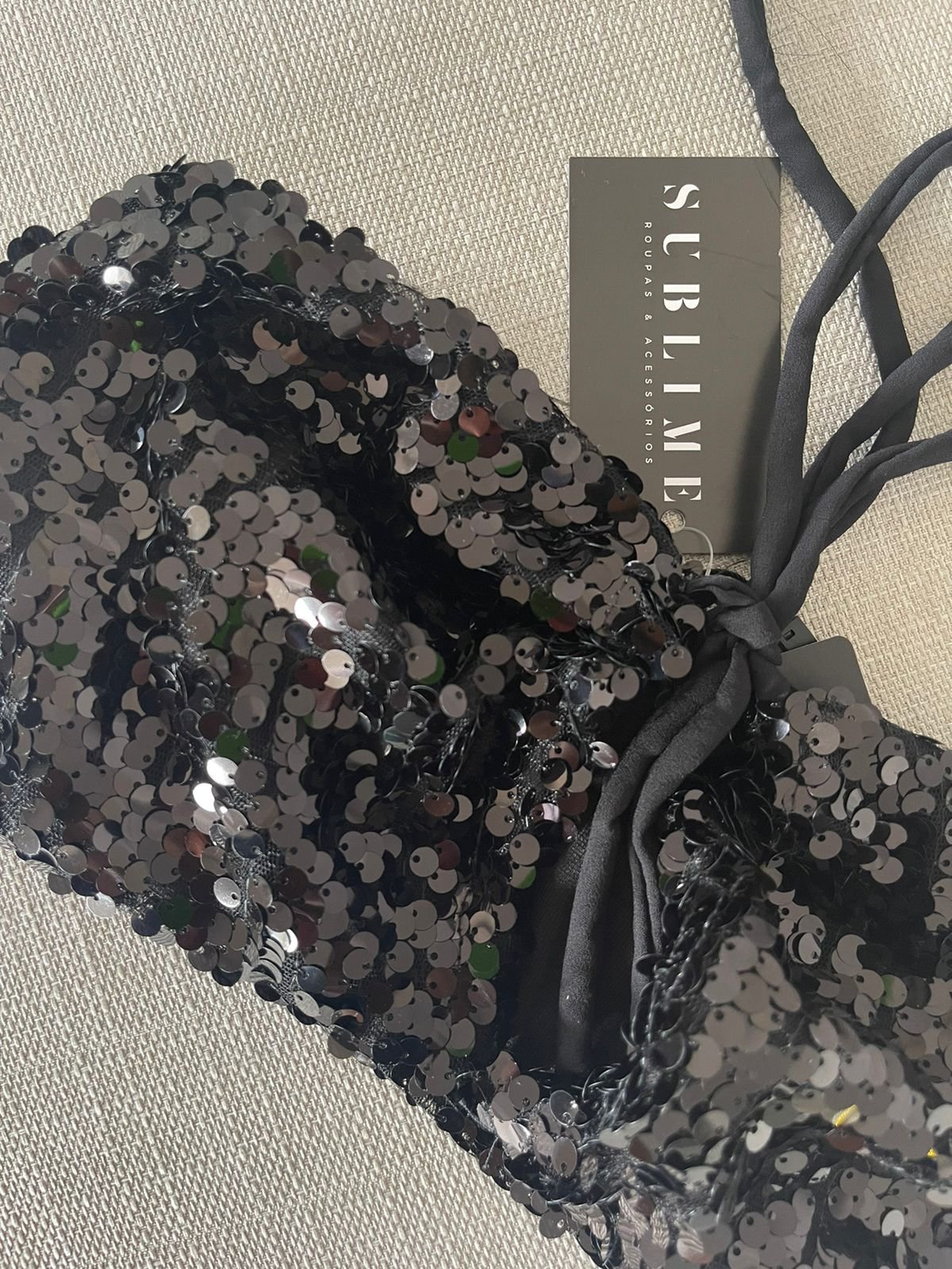 Cropped Mona Preto